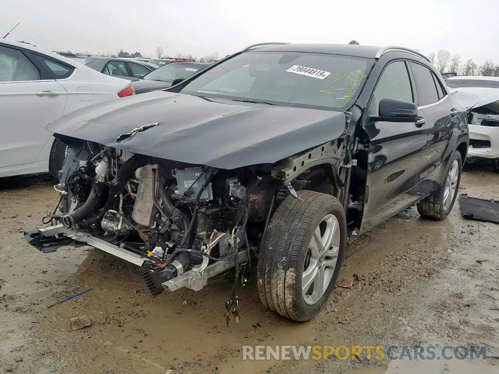 2 Photograph of a damaged car WDCTG4EBXKU001382 MERCEDES-BENZ GLA 250 2019