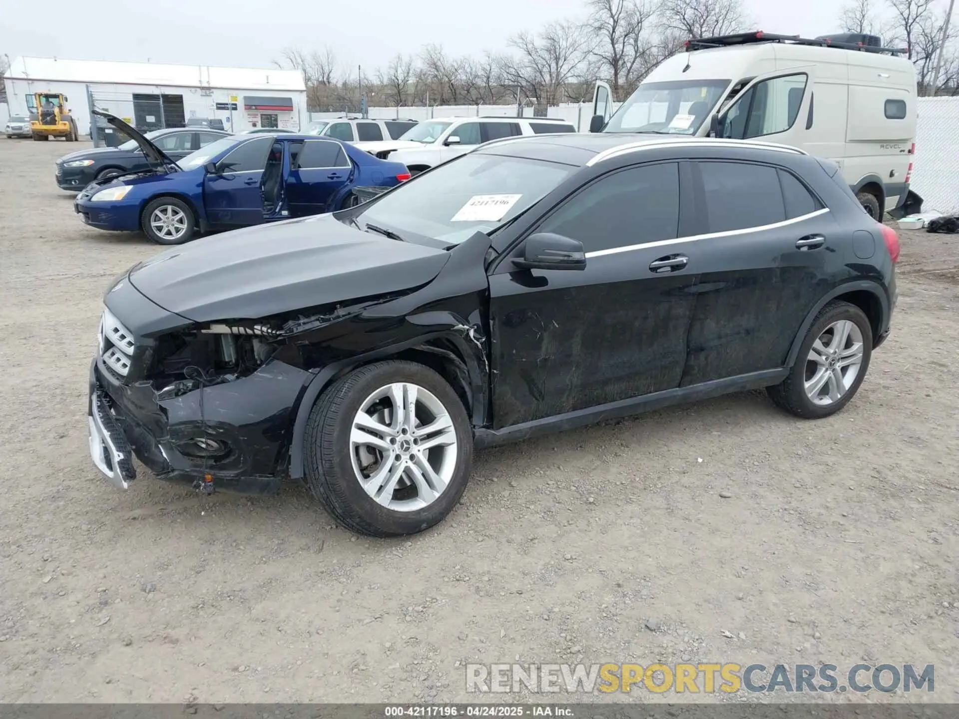 2 Photograph of a damaged car WDCTG4GB1KJ614201 MERCEDES-BENZ GLA 250 2019