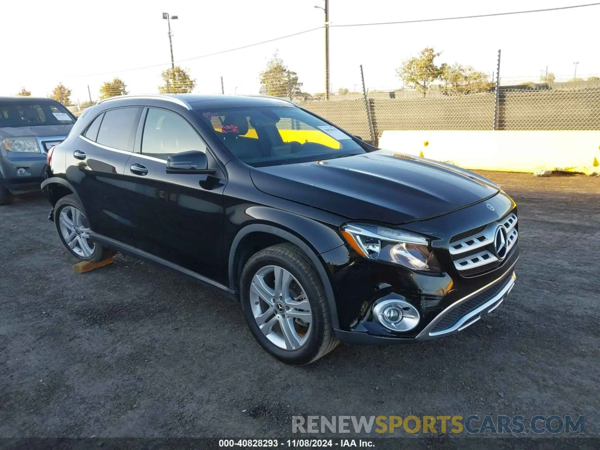 1 Photograph of a damaged car WDCTG4GB1KU014826 MERCEDES-BENZ GLA 250 2019