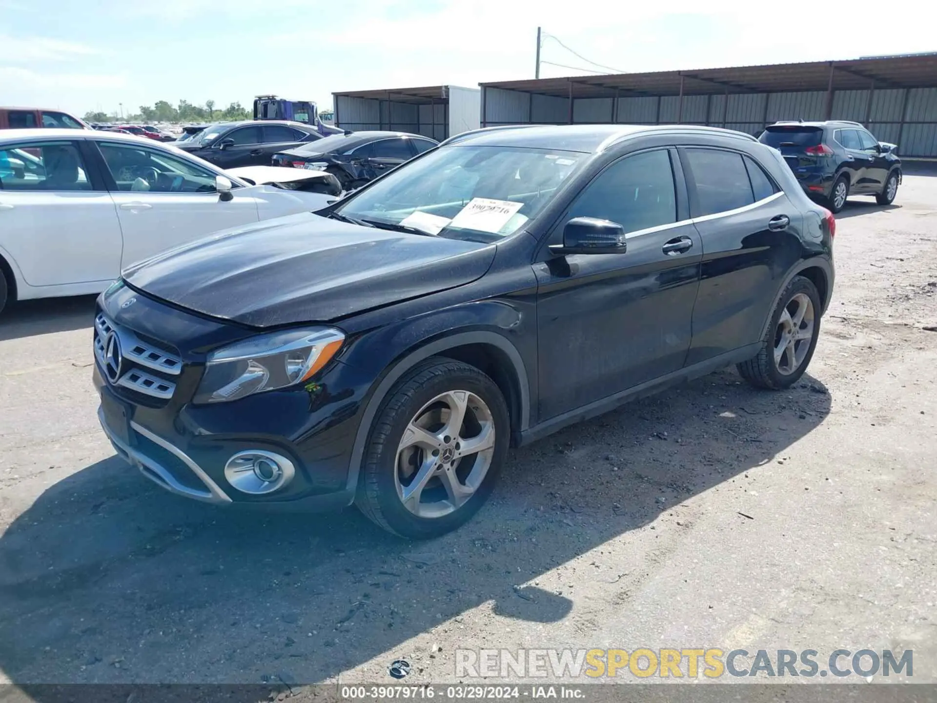 2 Photograph of a damaged car WDCTG4GB2KJ583797 MERCEDES-BENZ GLA 250 2019