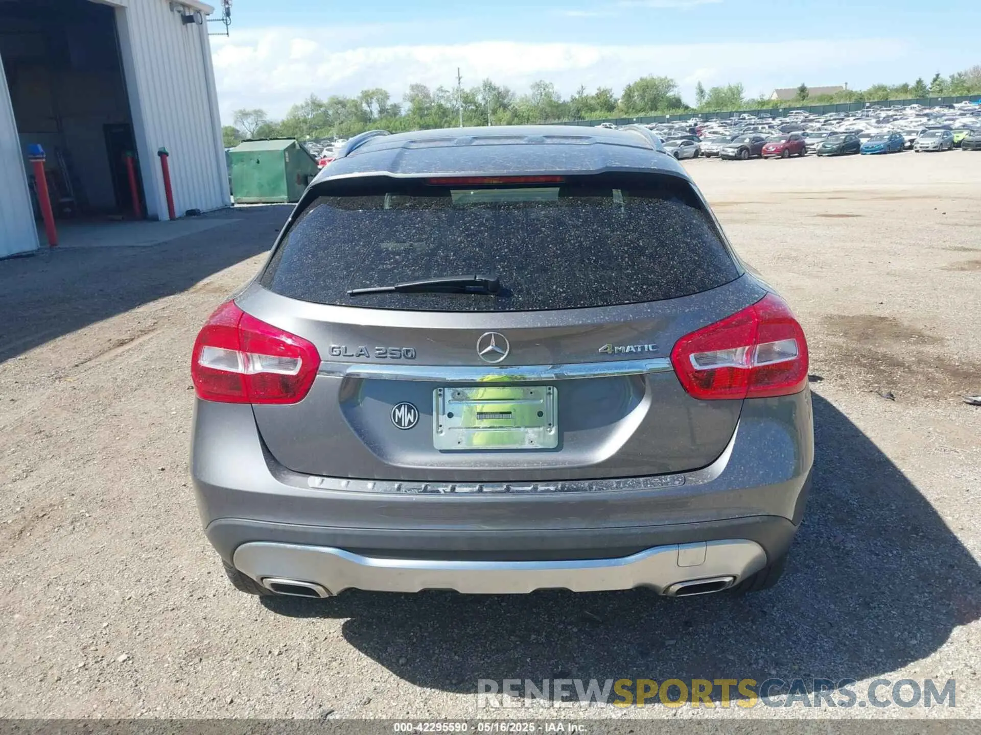 16 Photograph of a damaged car WDCTG4GB5KJ543682 MERCEDES-BENZ GLA 250 2019