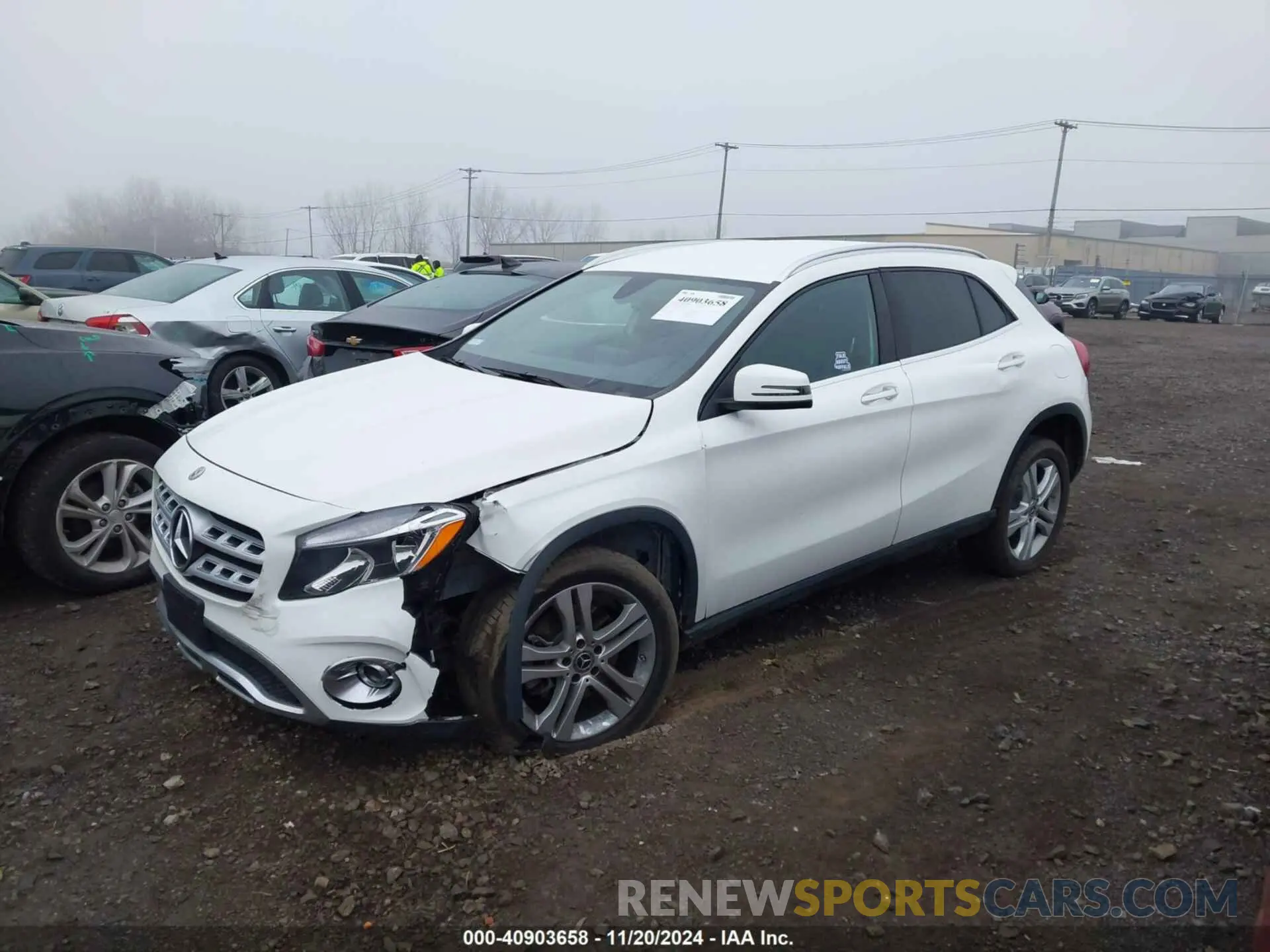 2 Photograph of a damaged car WDCTG4GB6KU014367 MERCEDES-BENZ GLA 250 2019