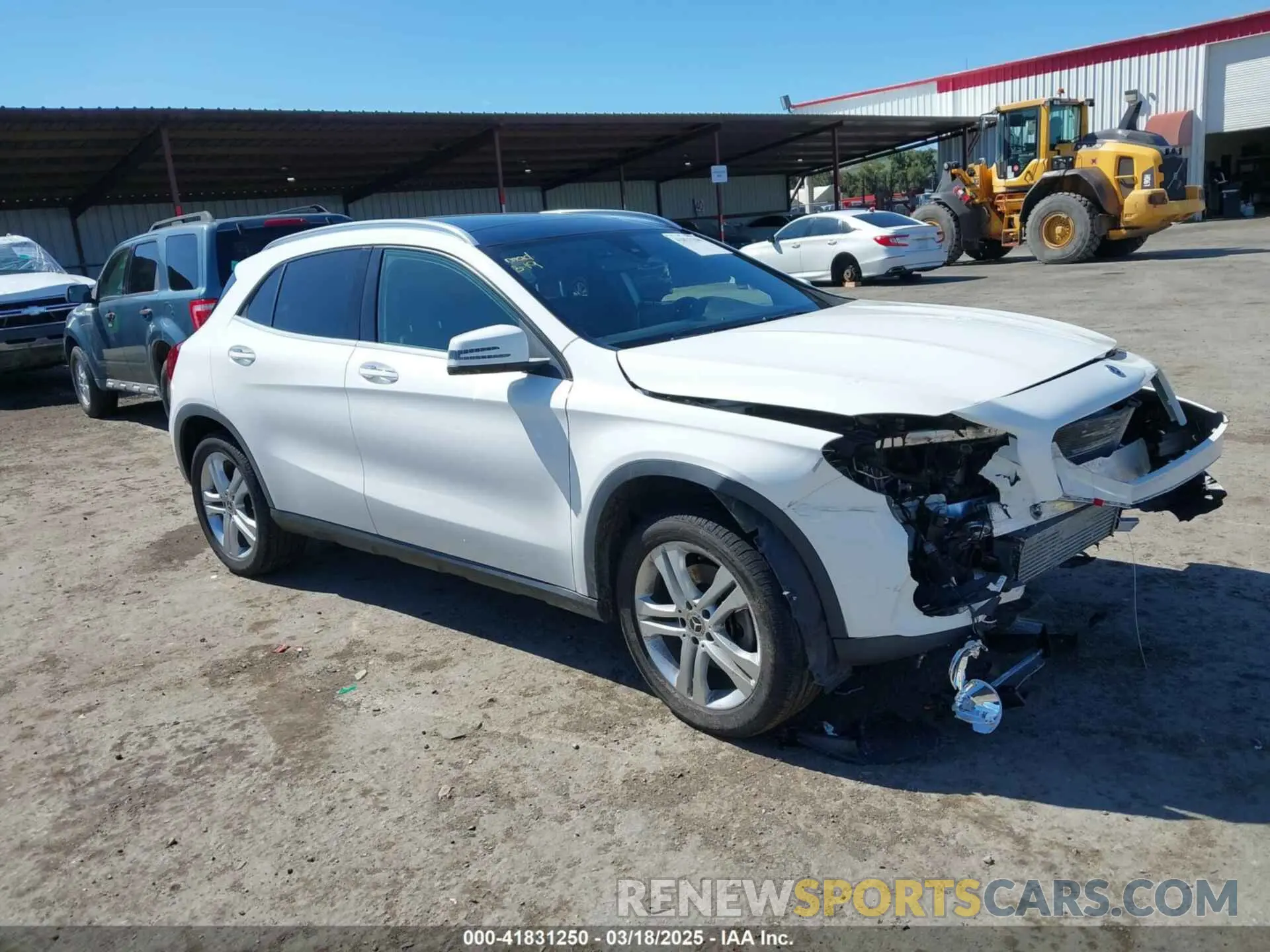 1 Photograph of a damaged car WDCTG4GB9KU013021 MERCEDES-BENZ GLA 250 2019