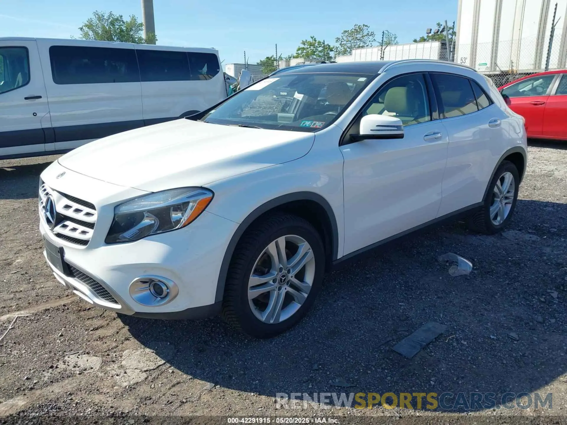 2 Photograph of a damaged car WDCTG4GBXKU003890 MERCEDES-BENZ GLA 250 2019