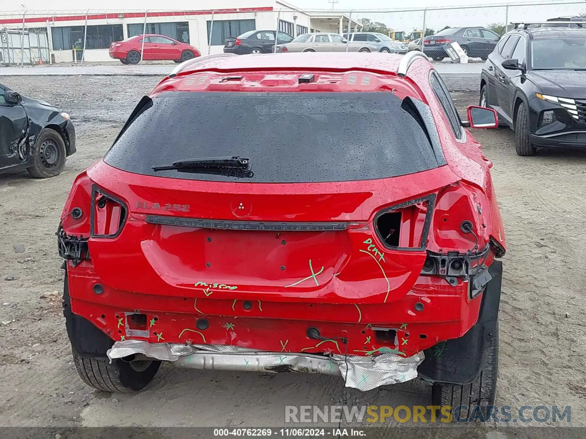 16 Photograph of a damaged car W1NTG4EB3LU029671 MERCEDES-BENZ GLA 250 2020
