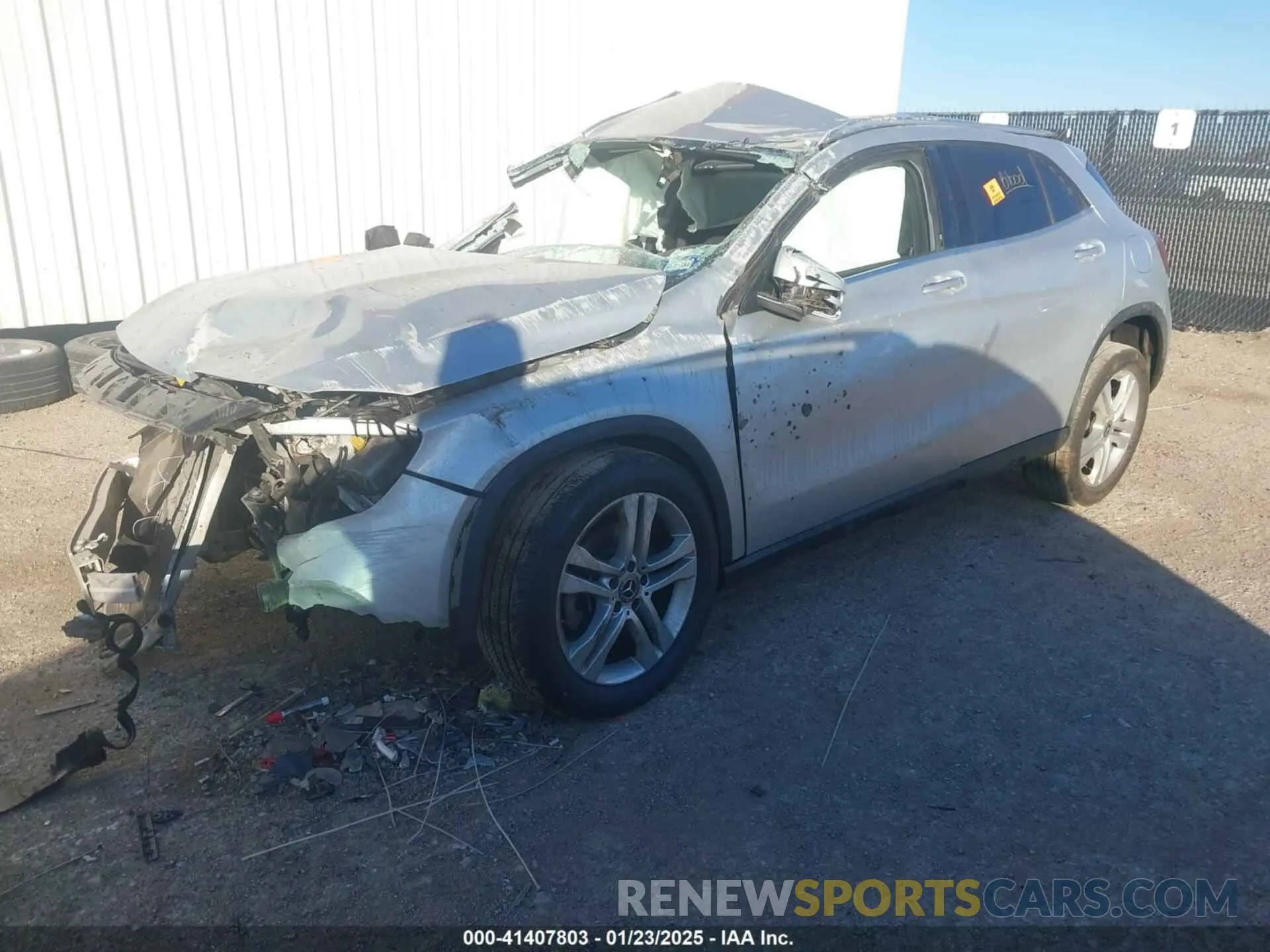 2 Photograph of a damaged car W1NTG4EB3LU040315 MERCEDES-BENZ GLA 250 2020
