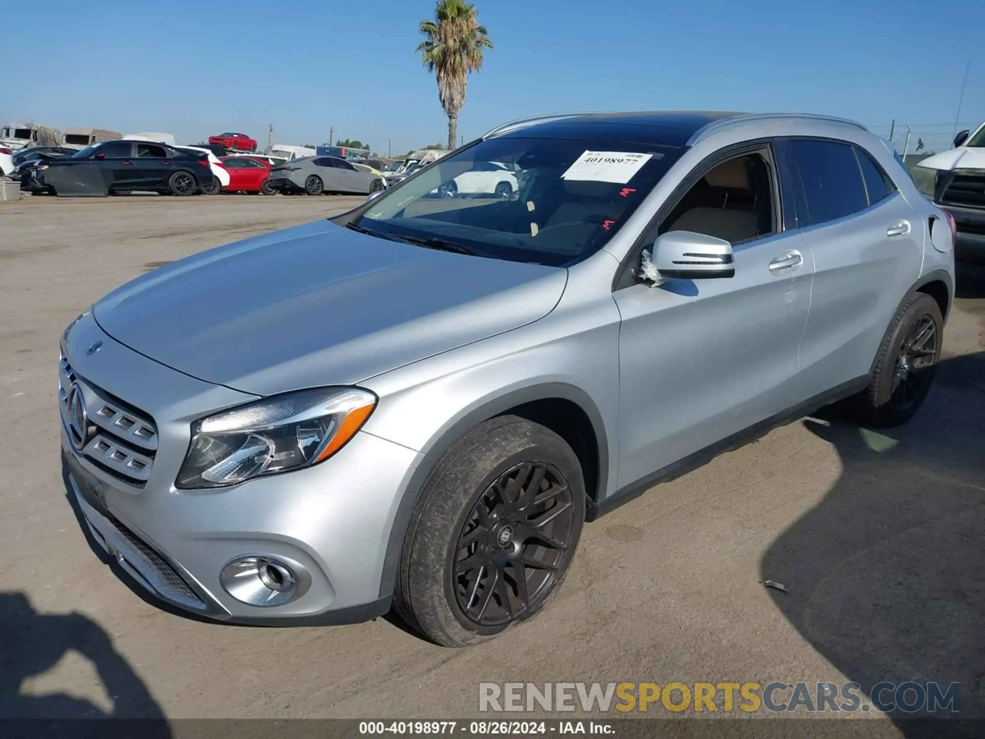 2 Photograph of a damaged car W1NTG4GB9LU040185 MERCEDES-BENZ GLA 250 2020