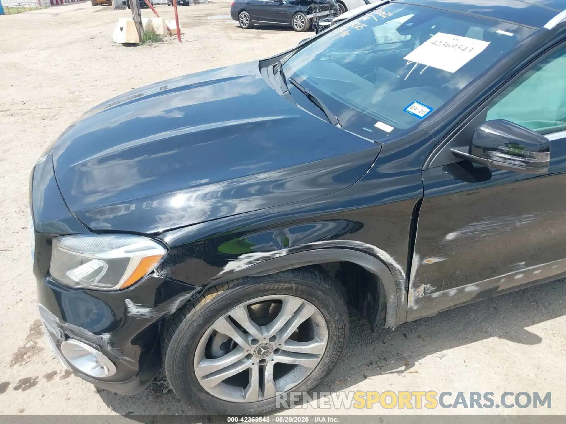 6 Photograph of a damaged car WDCTG4EB9LJ649797 MERCEDES-BENZ GLA 250 2020