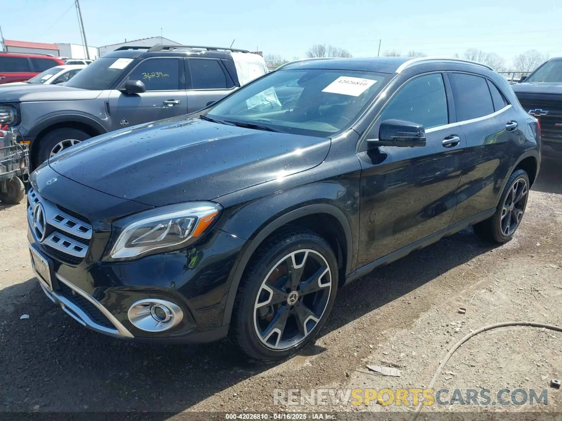 2 Photograph of a damaged car WDCTG4GB2LJ663215 MERCEDES-BENZ GLA 250 2020