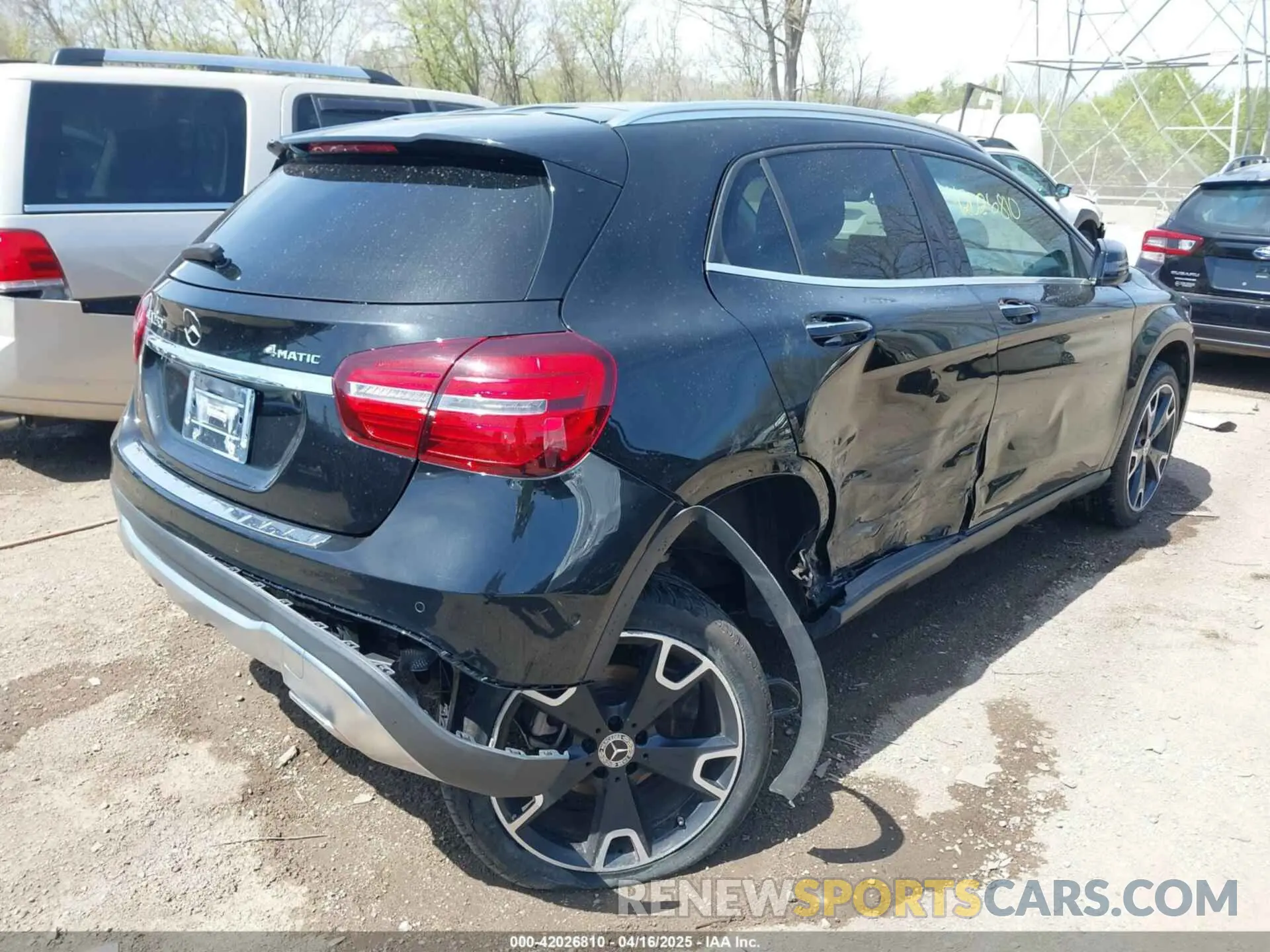 6 Photograph of a damaged car WDCTG4GB2LJ663215 MERCEDES-BENZ GLA 250 2020