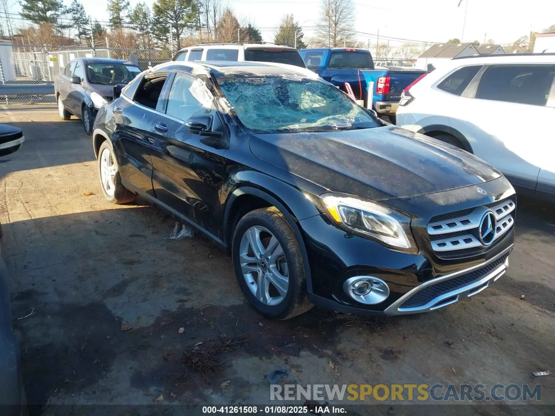 1 Photograph of a damaged car WDCTG4GB5LU027676 MERCEDES-BENZ GLA 250 2020