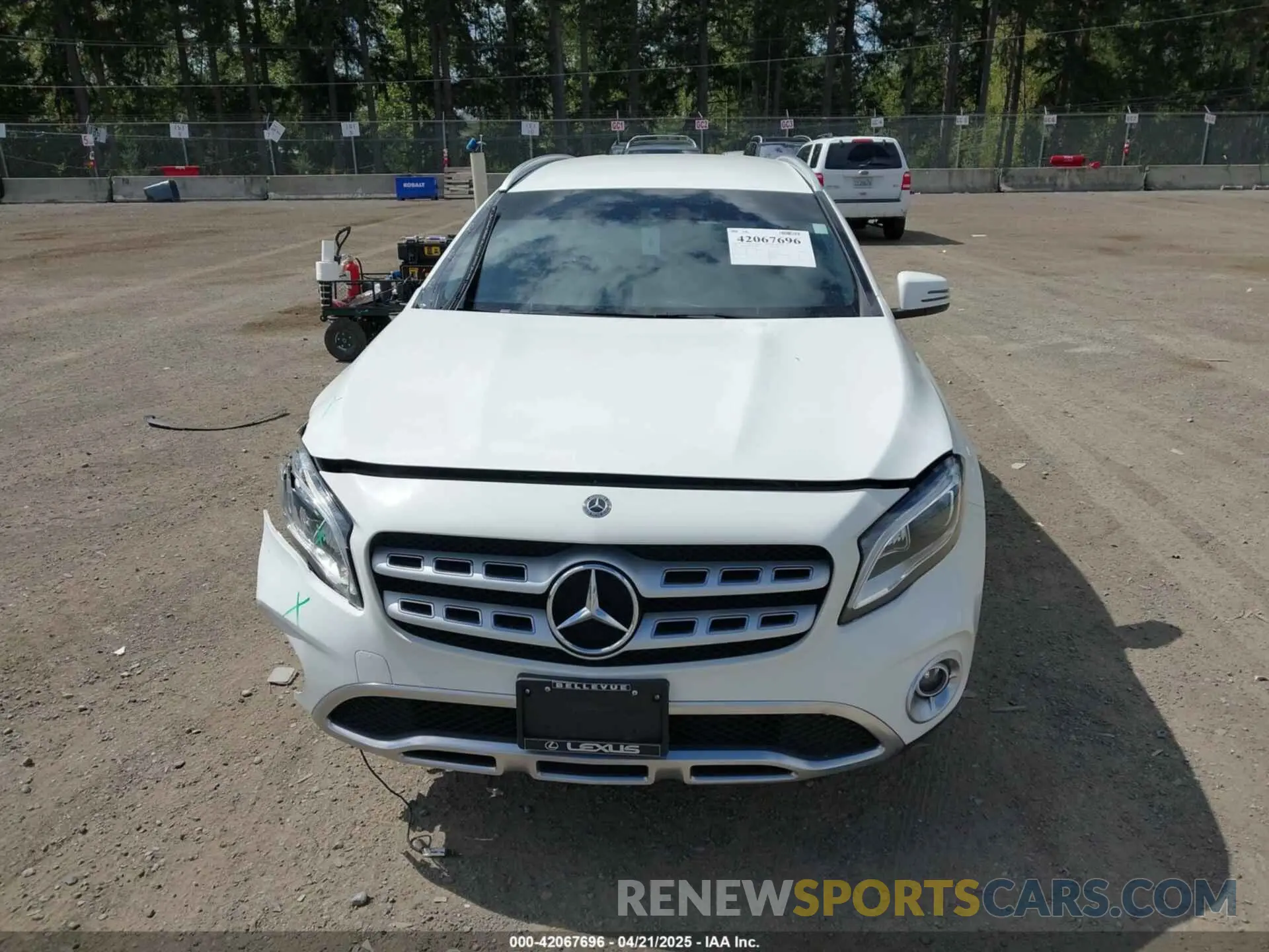 12 Photograph of a damaged car WDCTG4GB7LU027954 MERCEDES-BENZ GLA 250 2020