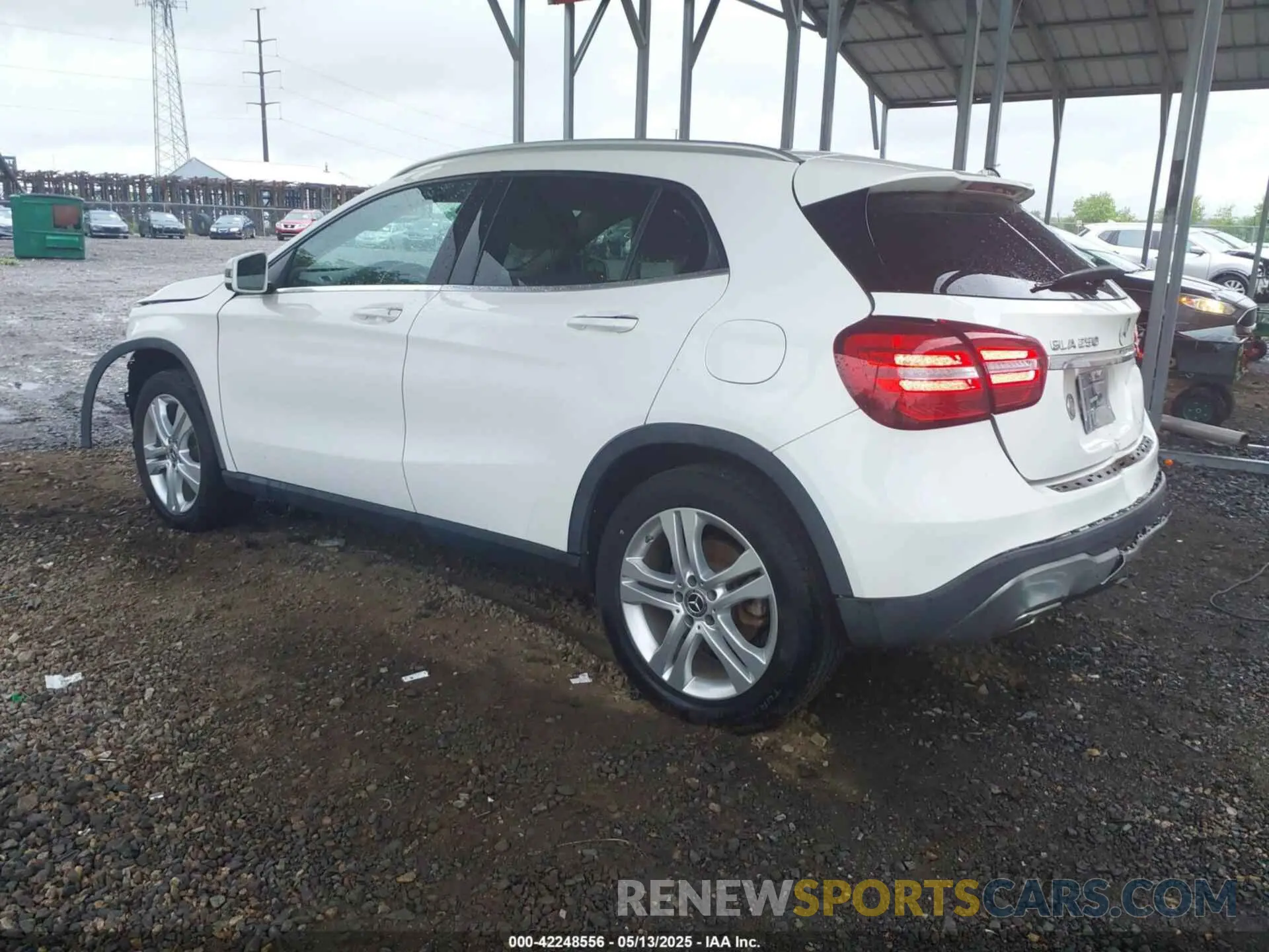 3 Photograph of a damaged car WDCTG4GB8LU026361 MERCEDES-BENZ GLA 250 2020