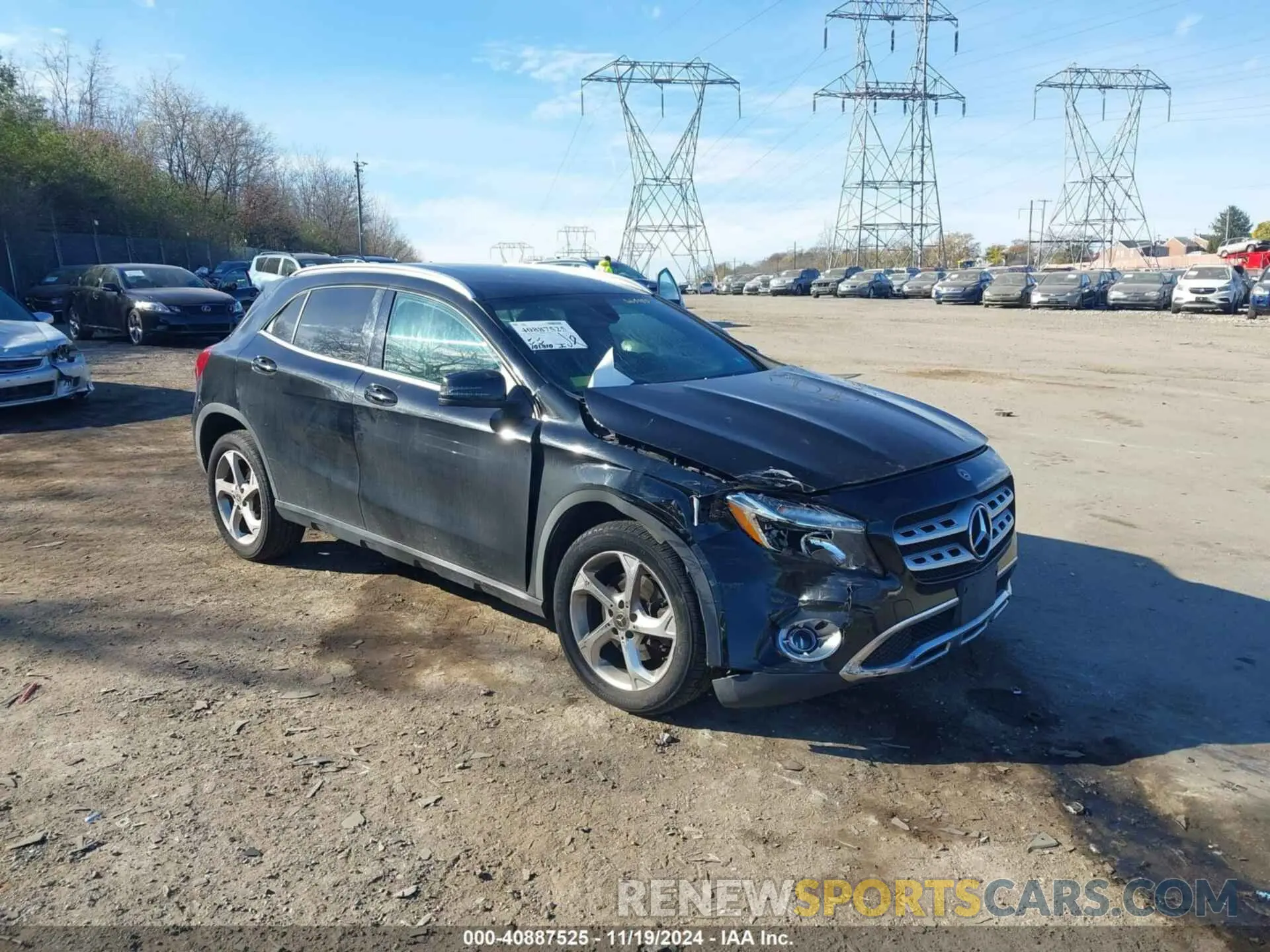 1 Photograph of a damaged car WDCTG4GB9LJ665155 MERCEDES-BENZ GLA 250 2020
