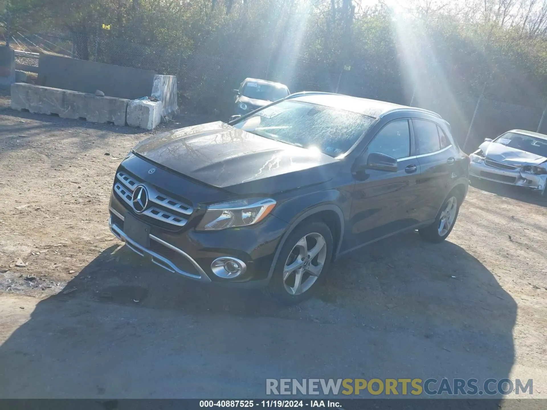 2 Photograph of a damaged car WDCTG4GB9LJ665155 MERCEDES-BENZ GLA 250 2020