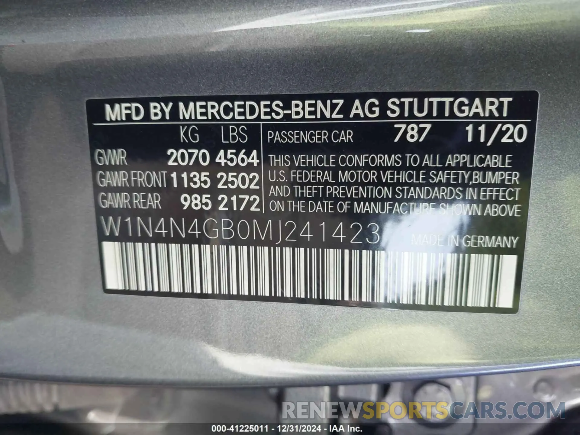 9 Photograph of a damaged car W1N4N4GB0MJ241423 MERCEDES-BENZ GLA 250 2021