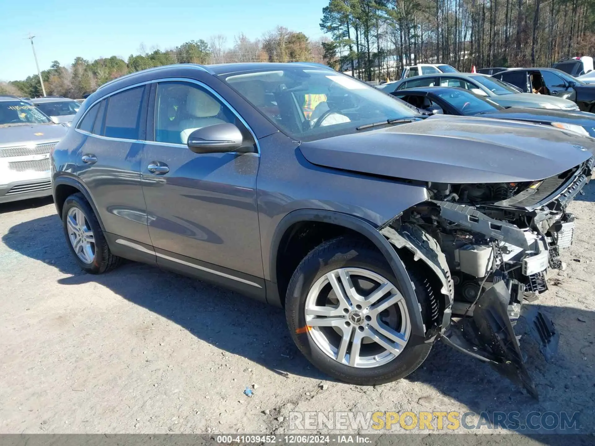 1 Photograph of a damaged car W1N4N4GB0MJ256391 MERCEDES-BENZ GLA 250 2021