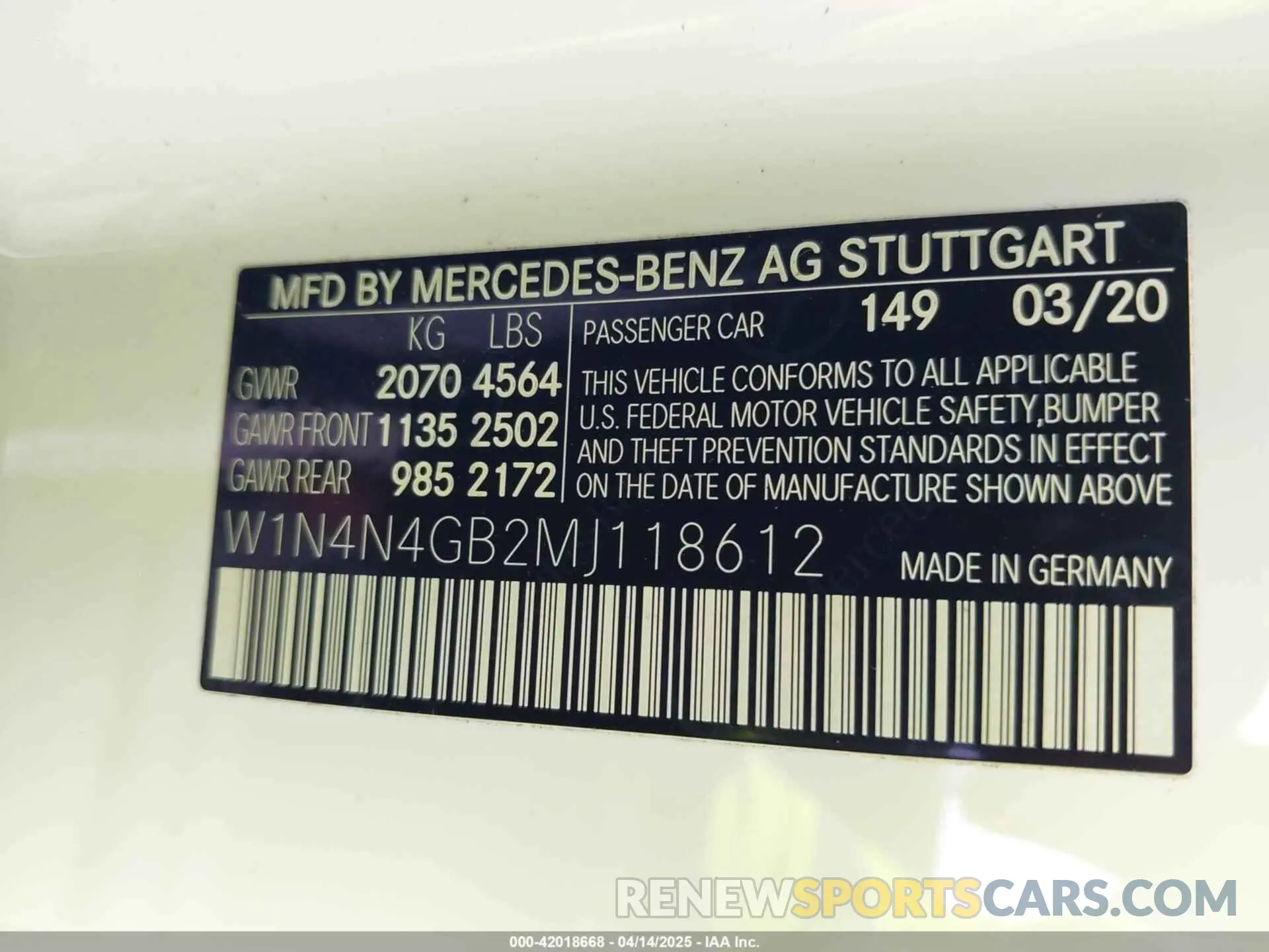 9 Photograph of a damaged car W1N4N4GB2MJ118612 MERCEDES-BENZ GLA 250 2021