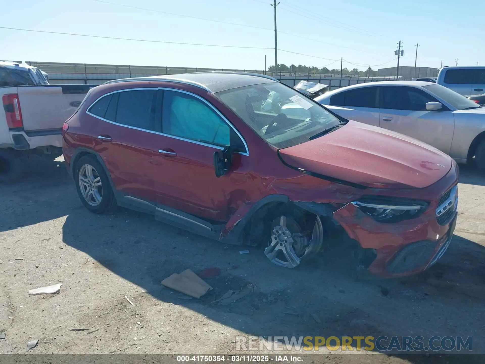 1 Photograph of a damaged car W1N4N4GB2MJ209699 MERCEDES-BENZ GLA 250 2021