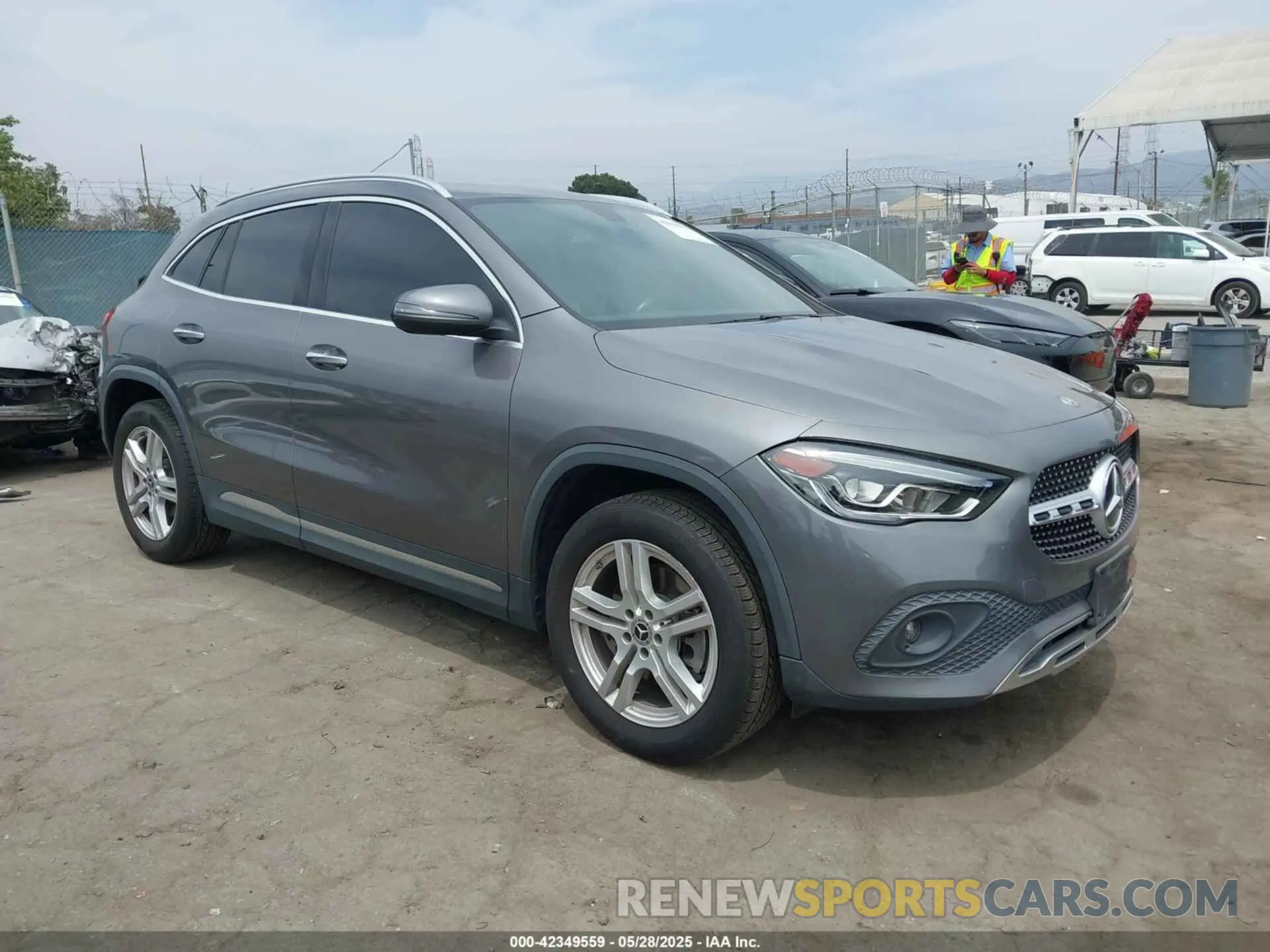 1 Photograph of a damaged car W1N4N4GB4MJ159632 MERCEDES-BENZ GLA 250 2021