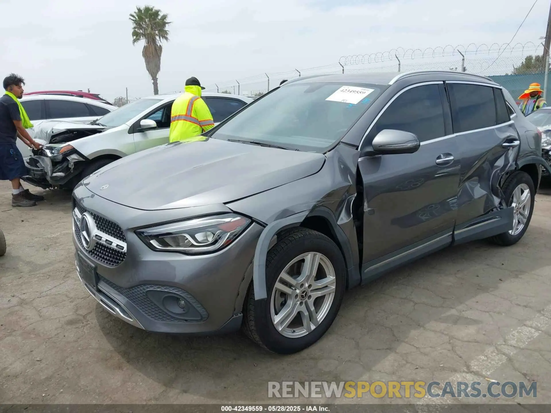 2 Photograph of a damaged car W1N4N4GB4MJ159632 MERCEDES-BENZ GLA 250 2021