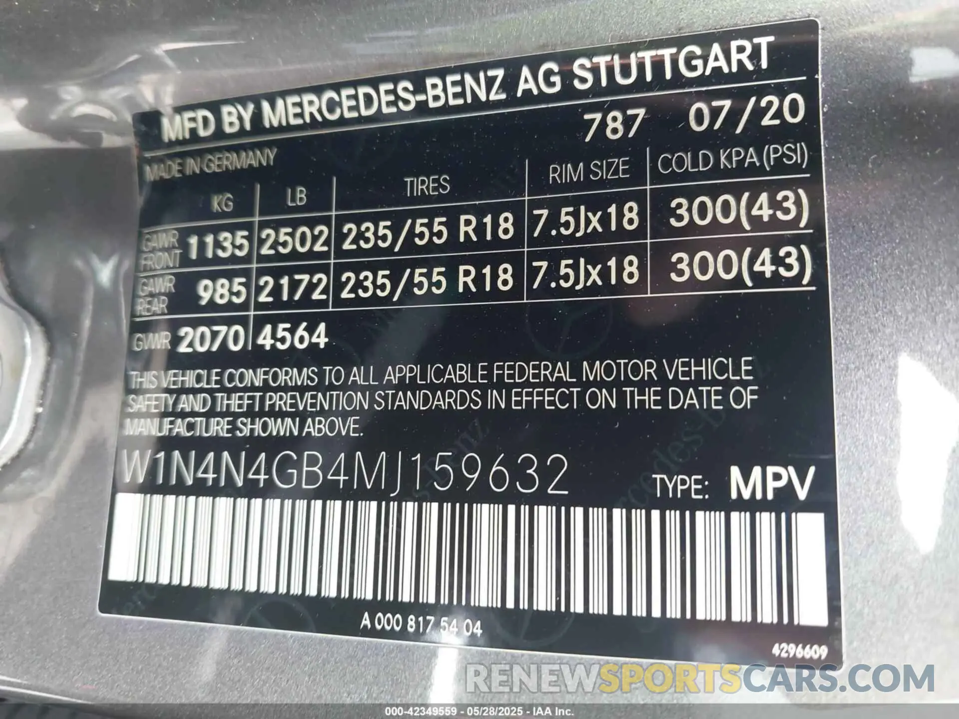 9 Photograph of a damaged car W1N4N4GB4MJ159632 MERCEDES-BENZ GLA 250 2021