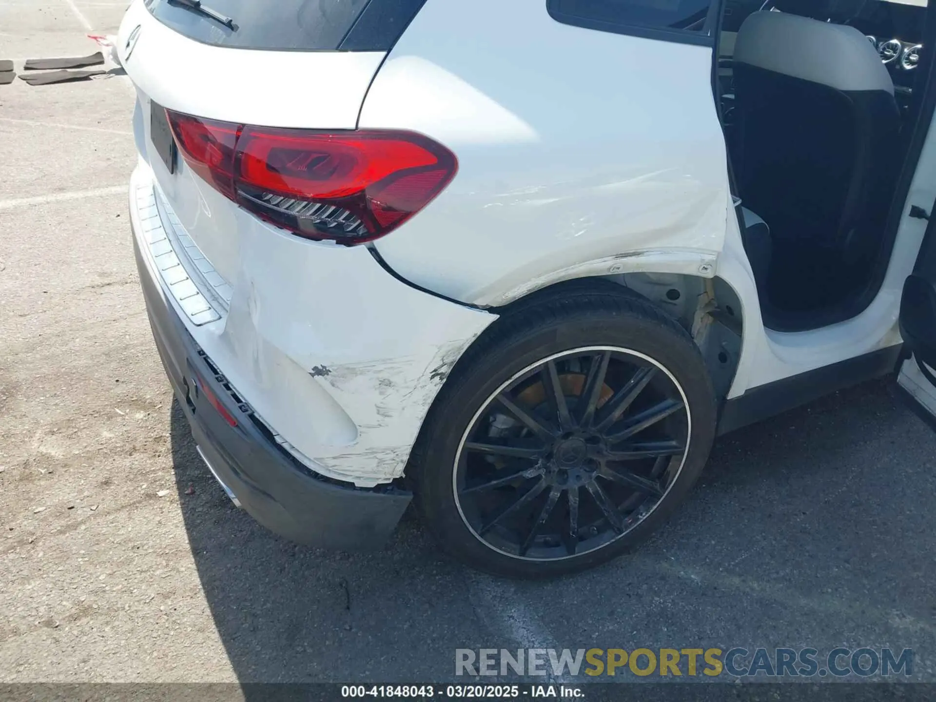 6 Photograph of a damaged car W1N4N4GB4MJ167939 MERCEDES-BENZ GLA 250 2021