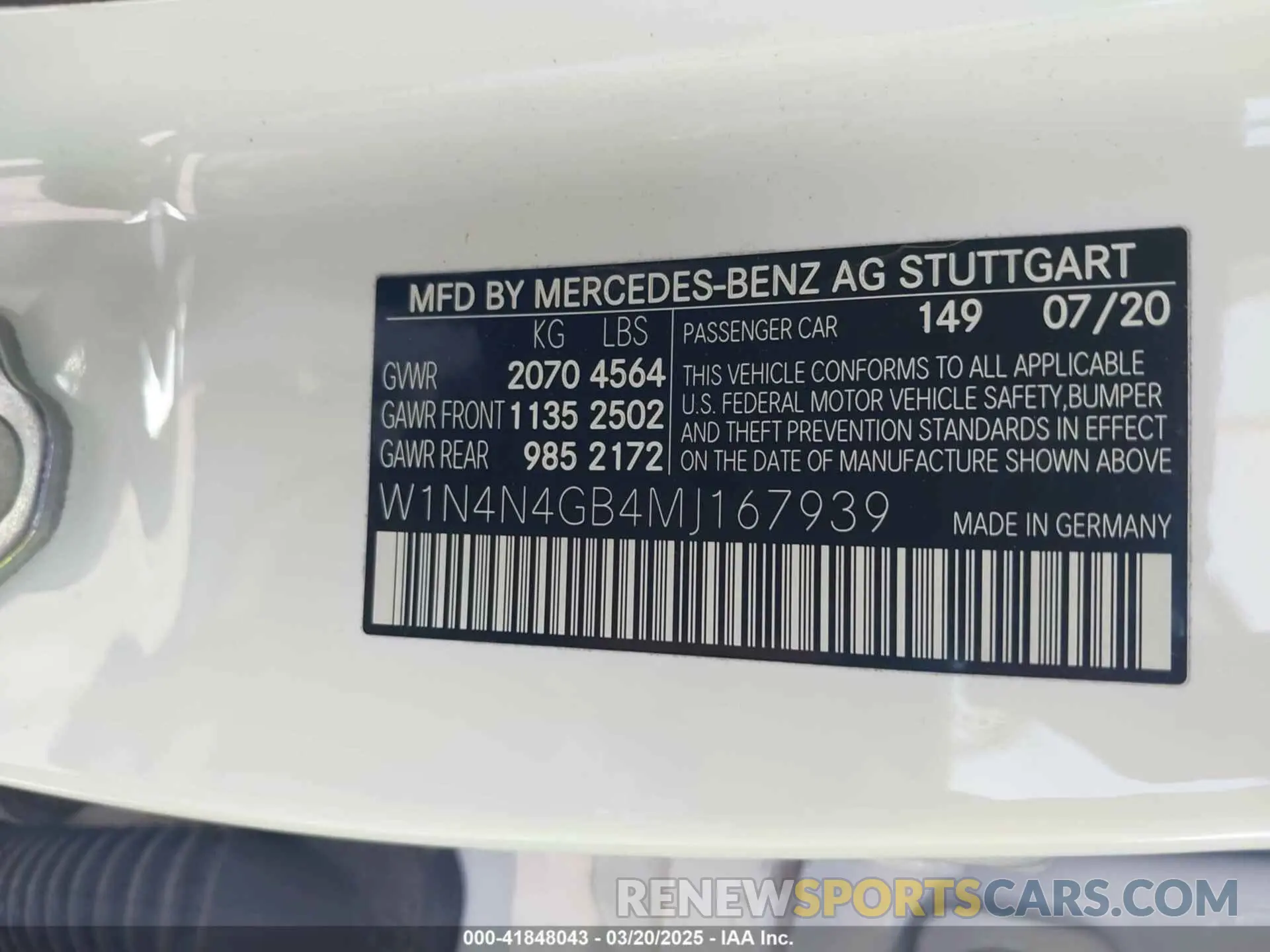 9 Photograph of a damaged car W1N4N4GB4MJ167939 MERCEDES-BENZ GLA 250 2021