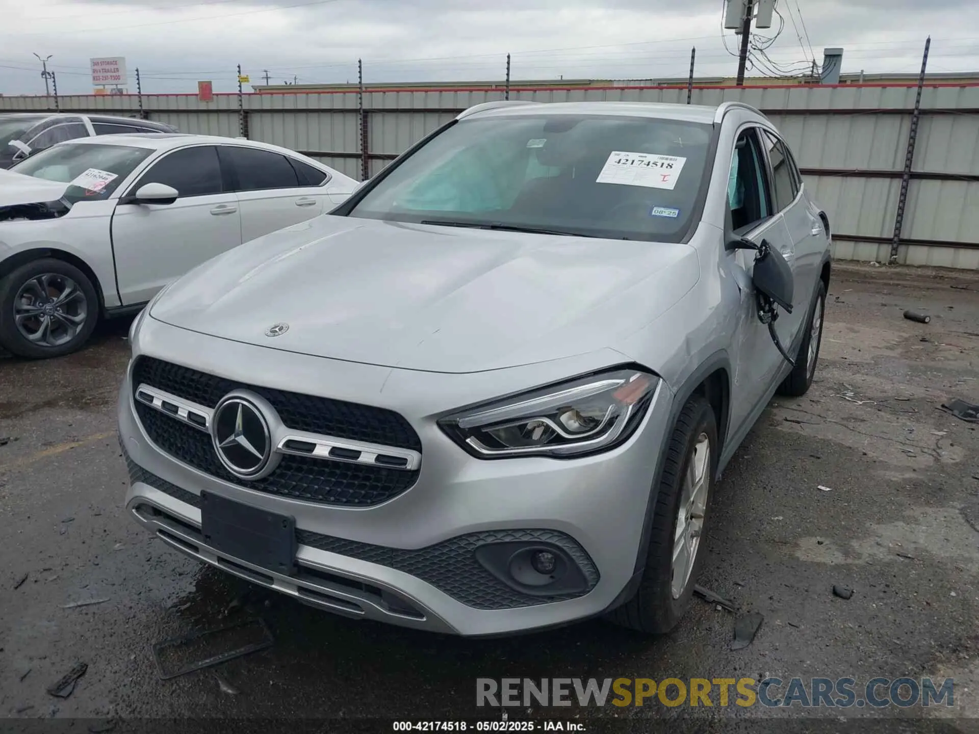 2 Photograph of a damaged car W1N4N4GB5MJ202097 MERCEDES-BENZ GLA 250 2021