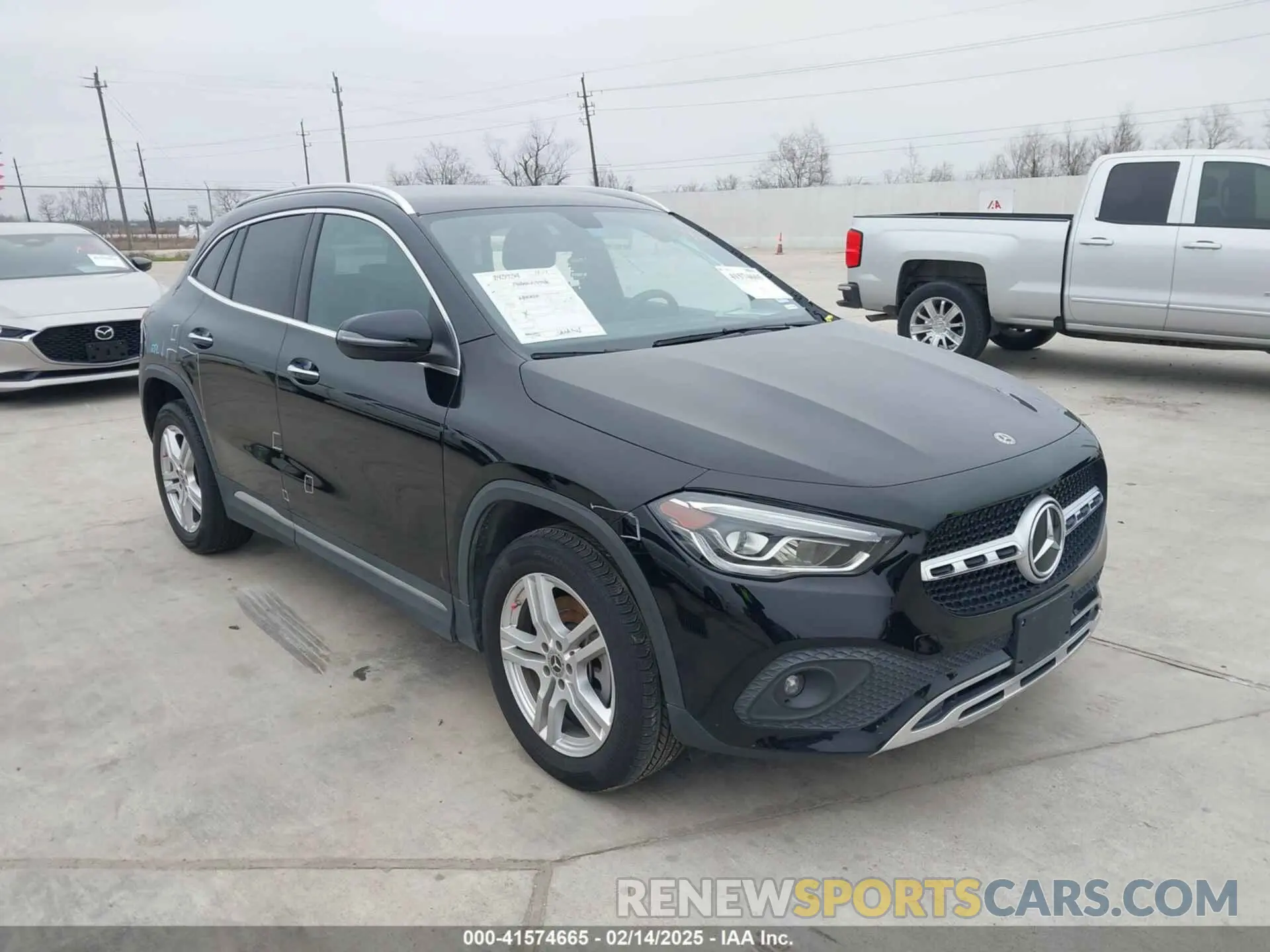 1 Photograph of a damaged car W1N4N4GB7MJ155087 MERCEDES-BENZ GLA 250 2021