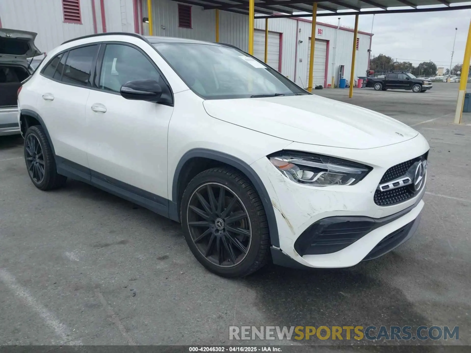 1 Photograph of a damaged car W1N4N4HB0MJ189435 MERCEDES-BENZ GLA 250 2021