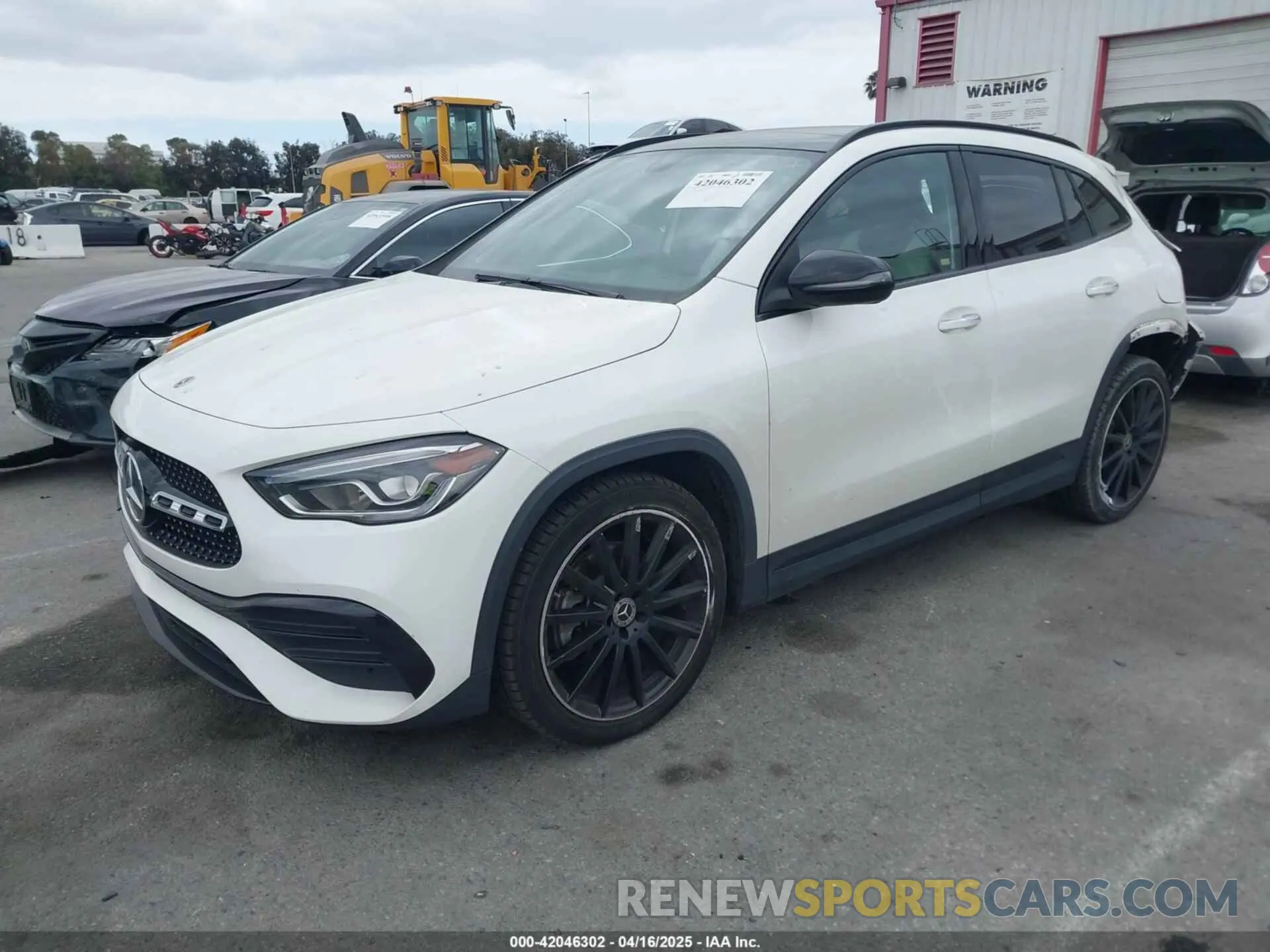 2 Photograph of a damaged car W1N4N4HB0MJ189435 MERCEDES-BENZ GLA 250 2021