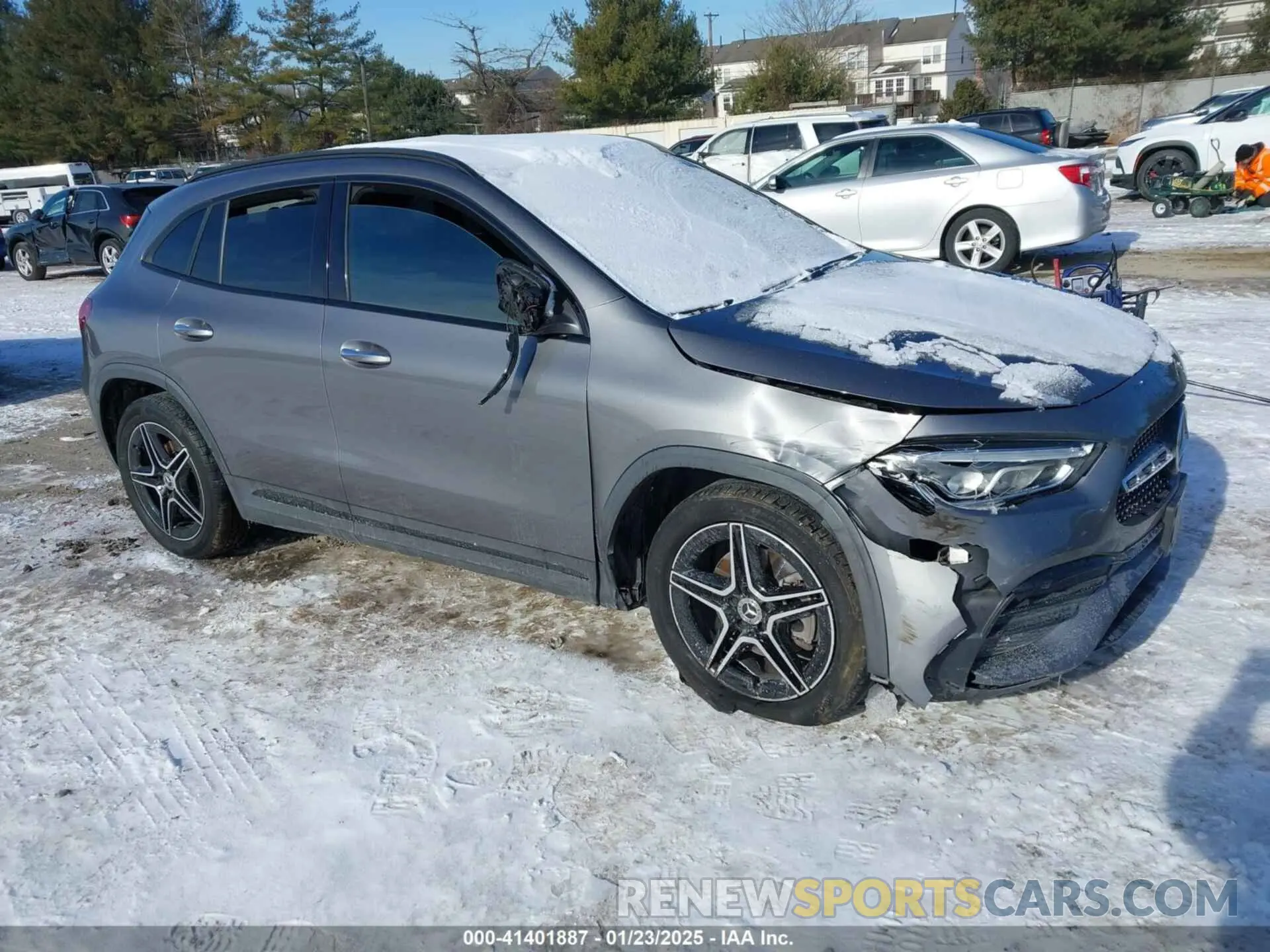 1 Photograph of a damaged car W1N4N4HB0MJ254008 MERCEDES-BENZ GLA 250 2021