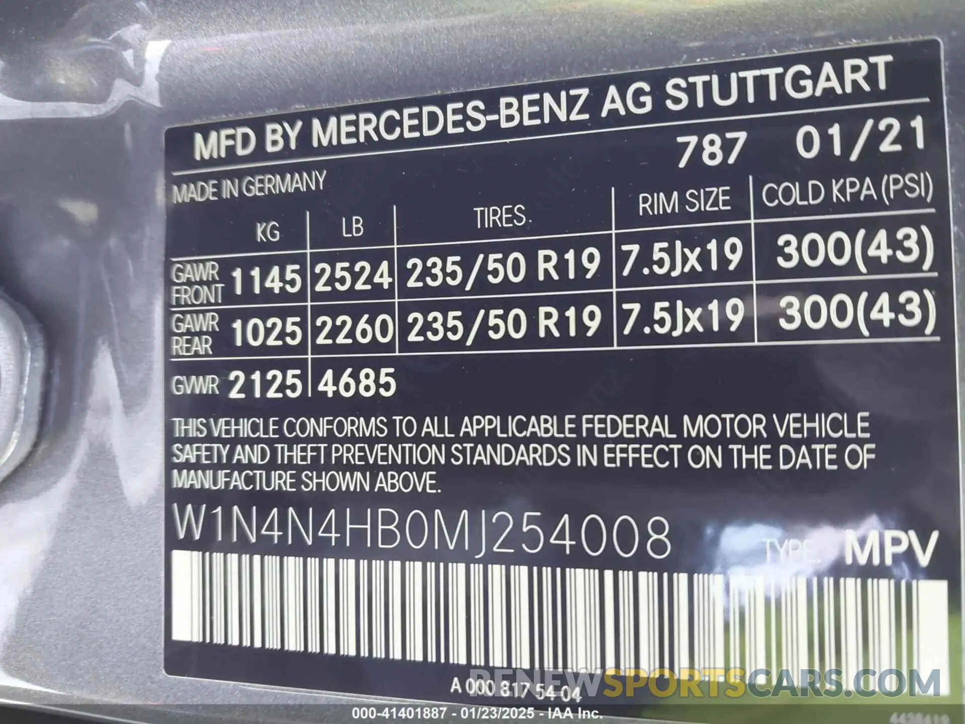 9 Photograph of a damaged car W1N4N4HB0MJ254008 MERCEDES-BENZ GLA 250 2021
