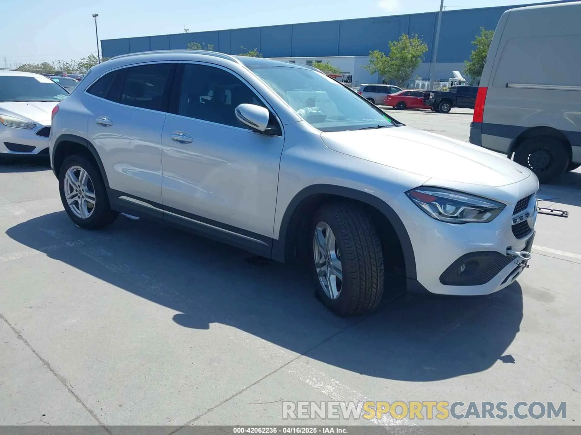 1 Photograph of a damaged car W1N4N4HB0MJ277174 MERCEDES-BENZ GLA 250 2021