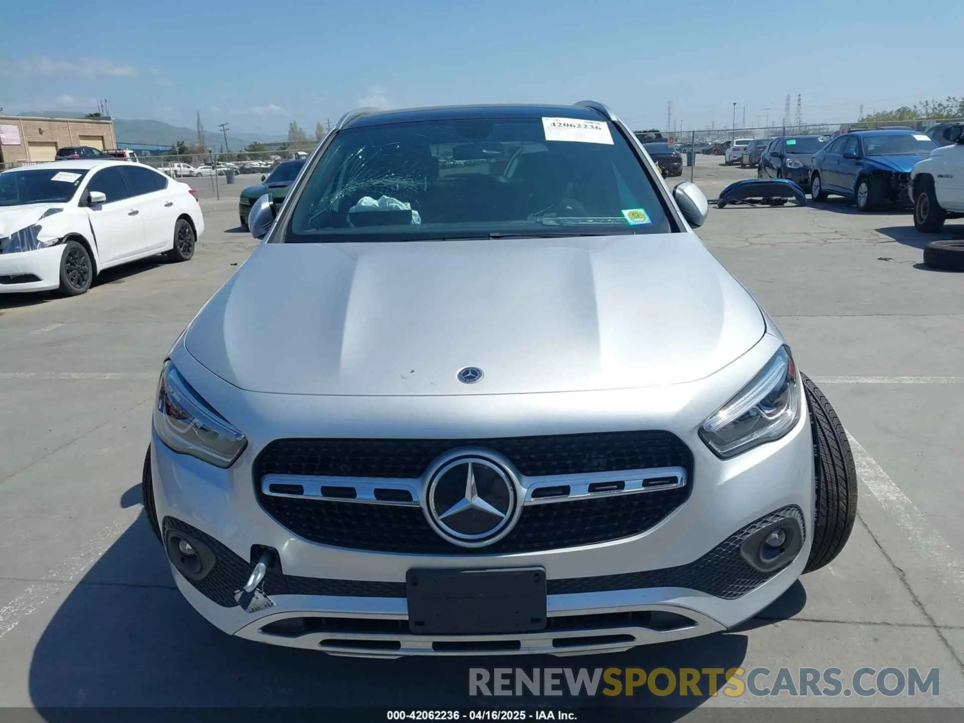 6 Photograph of a damaged car W1N4N4HB0MJ277174 MERCEDES-BENZ GLA 250 2021