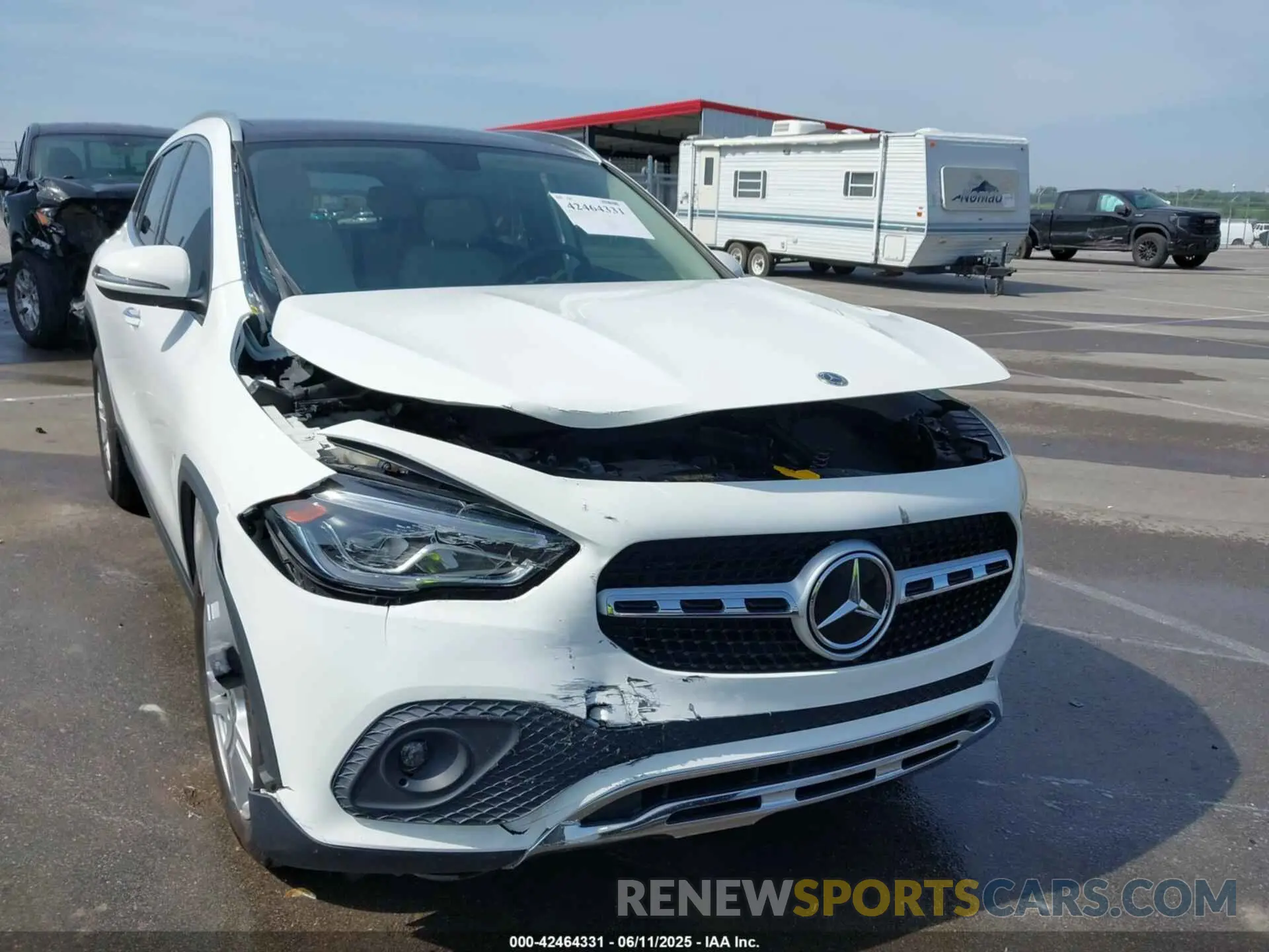 6 Photograph of a damaged car W1N4N4HB1MJ263039 MERCEDES-BENZ GLA 250 2021