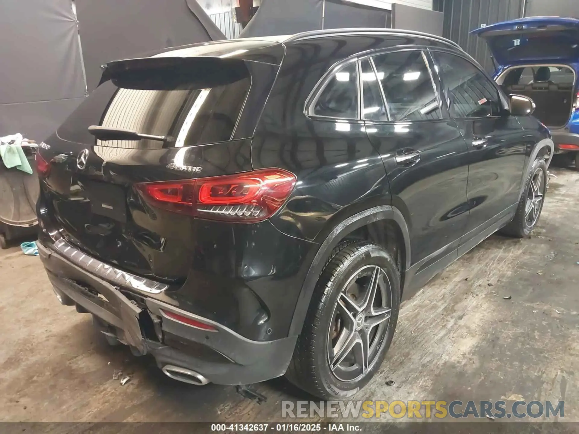 4 Photograph of a damaged car W1N4N4HB2MJ237484 MERCEDES-BENZ GLA 250 2021