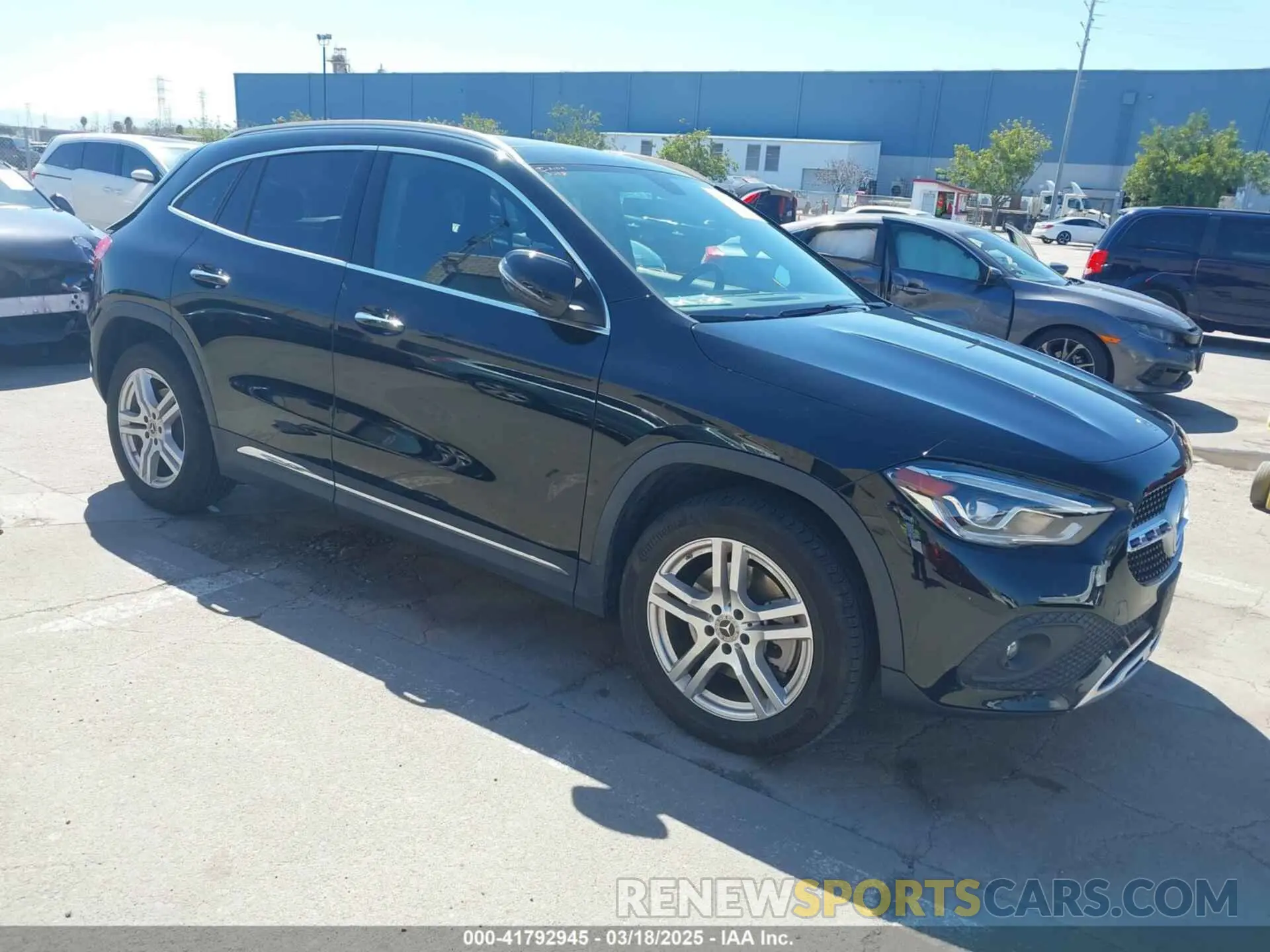 1 Photograph of a damaged car W1N4N4HB4MJ187414 MERCEDES-BENZ GLA 250 2021