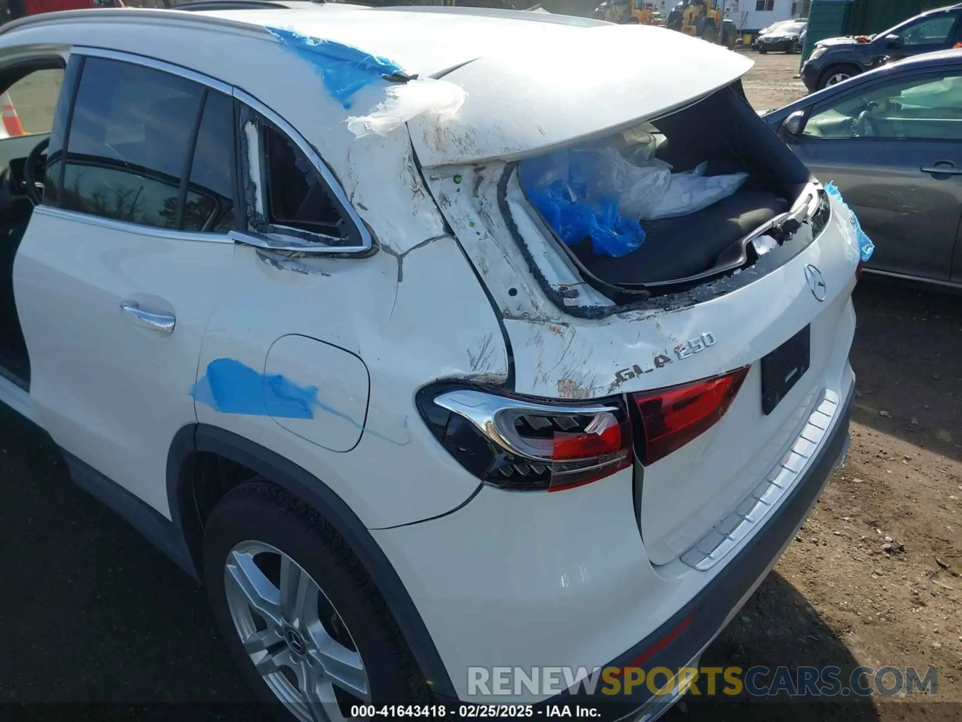 6 Photograph of a damaged car W1N4N4HB4MJ248695 MERCEDES-BENZ GLA 250 2021