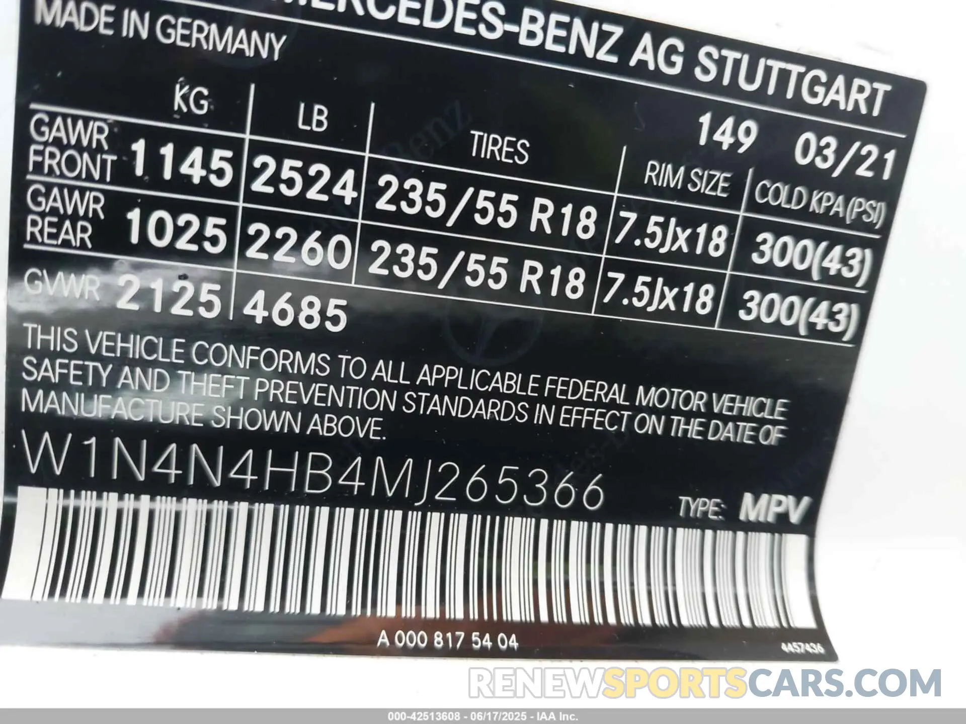 9 Photograph of a damaged car W1N4N4HB4MJ265366 MERCEDES-BENZ GLA 250 2021