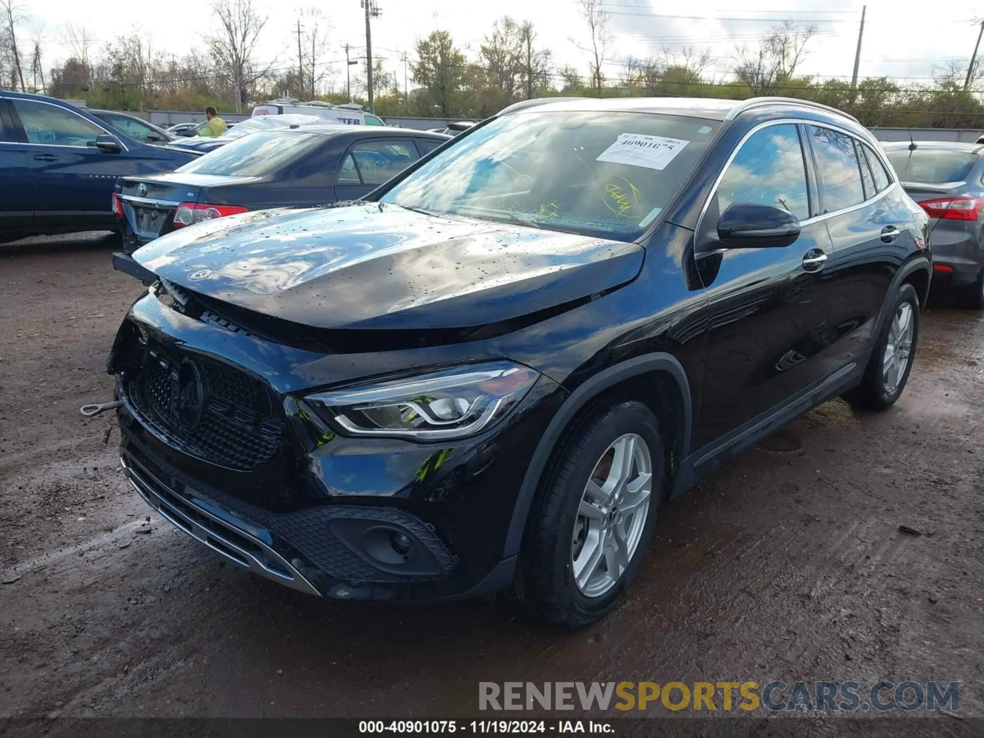 2 Photograph of a damaged car W1N4N4HB5MJ195988 MERCEDES-BENZ GLA 250 2021