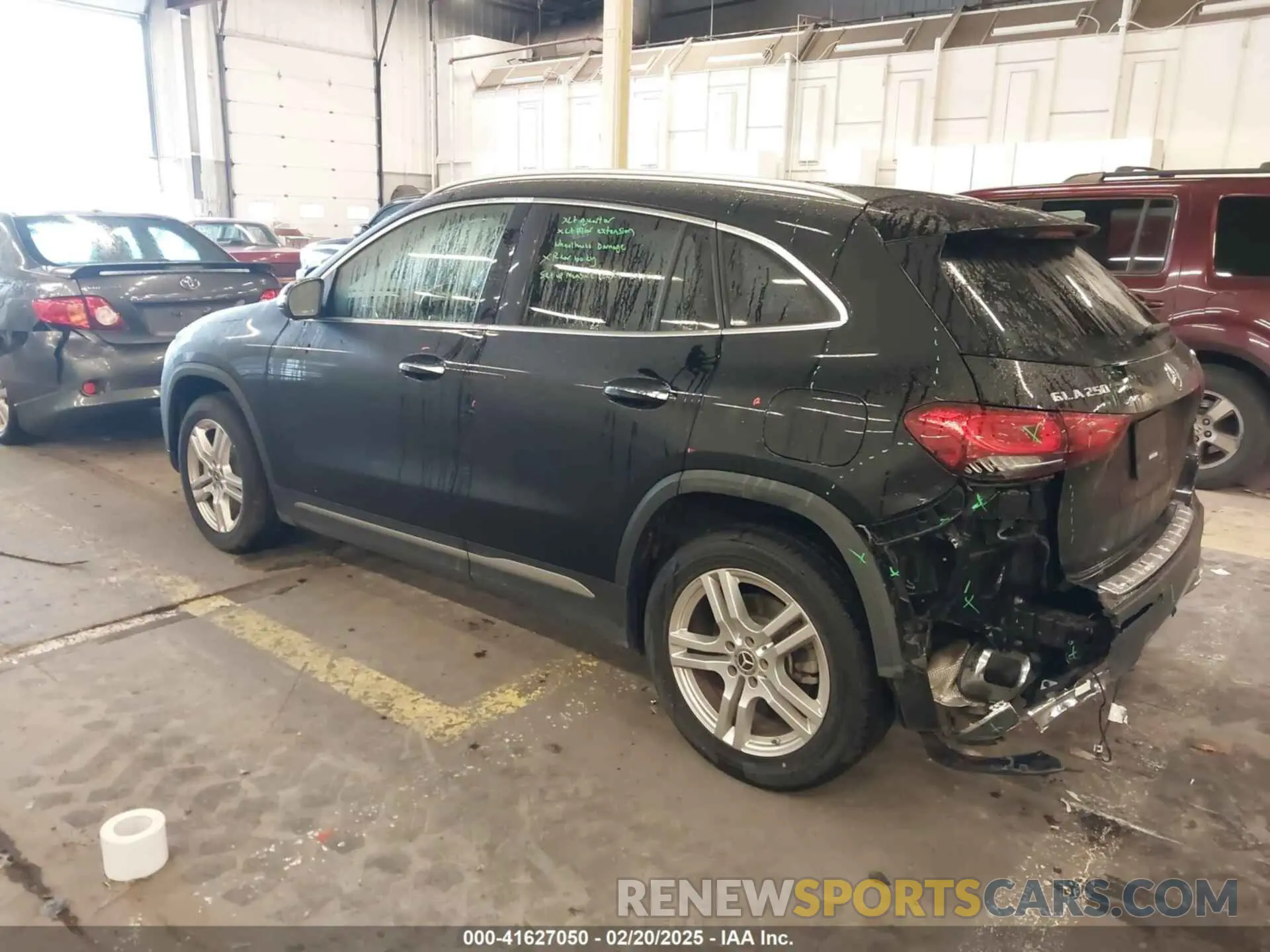 3 Photograph of a damaged car W1N4N4HB7MJ201967 MERCEDES-BENZ GLA 250 2021