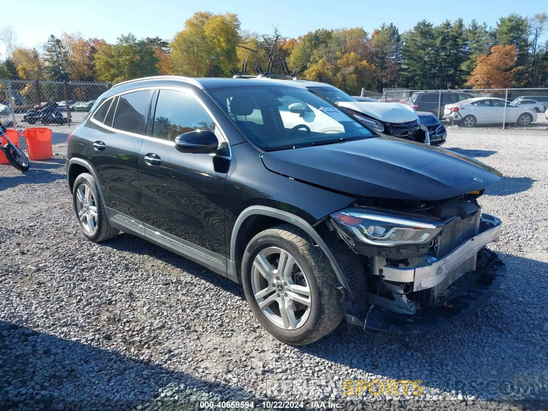 1 Photograph of a damaged car W1N4N4HB8MJ113381 MERCEDES-BENZ GLA 250 2021