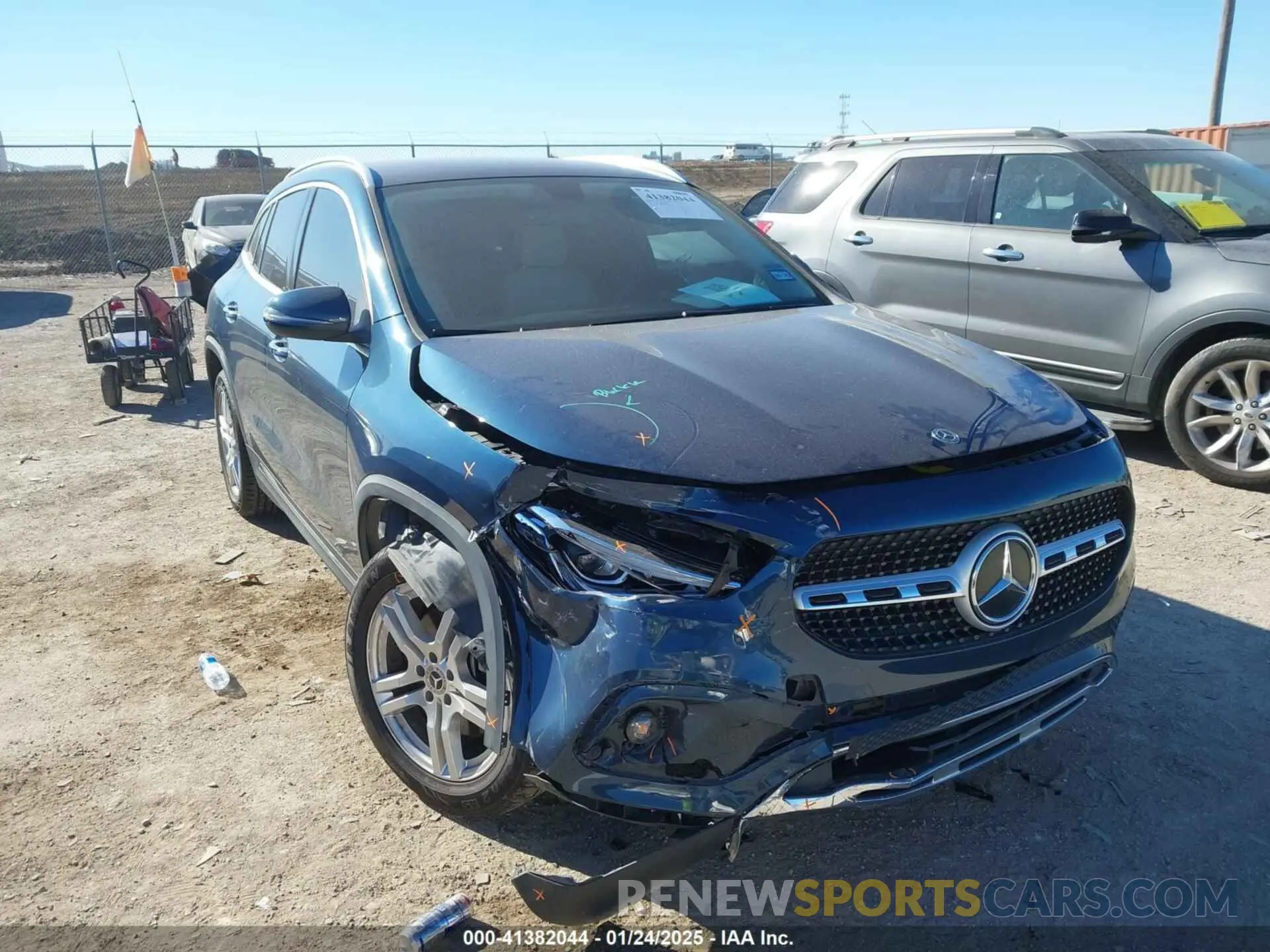 6 Photograph of a damaged car W1N4N4HB9MJ164906 MERCEDES-BENZ GLA 250 2021