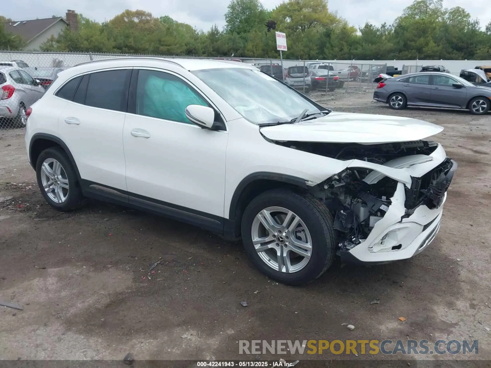 1 Photograph of a damaged car W1N4N4HB9MJ247784 MERCEDES-BENZ GLA 250 2021