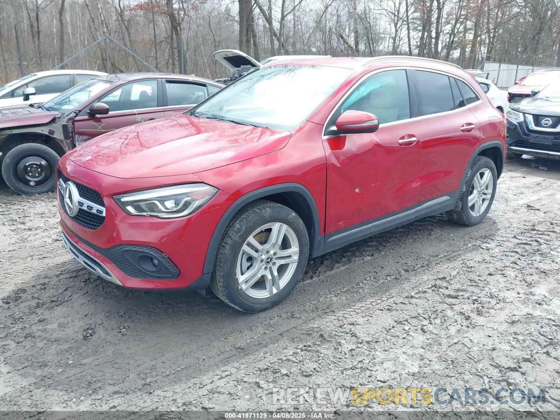 2 Photograph of a damaged car W1N4N4HBXMJ205771 MERCEDES-BENZ GLA 250 2021