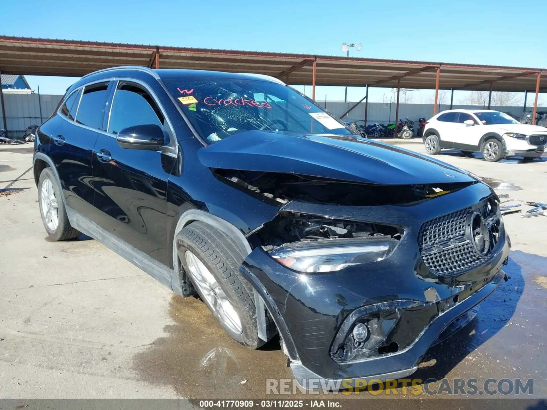 1 Photograph of a damaged car W1N4N4GB3NJ400971 MERCEDES-BENZ GLA 250 2022