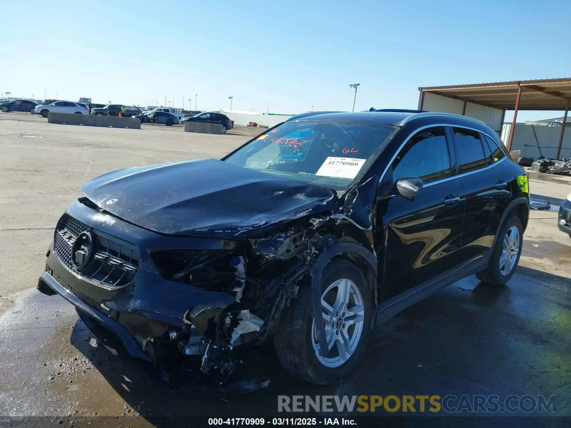 2 Photograph of a damaged car W1N4N4GB3NJ400971 MERCEDES-BENZ GLA 250 2022
