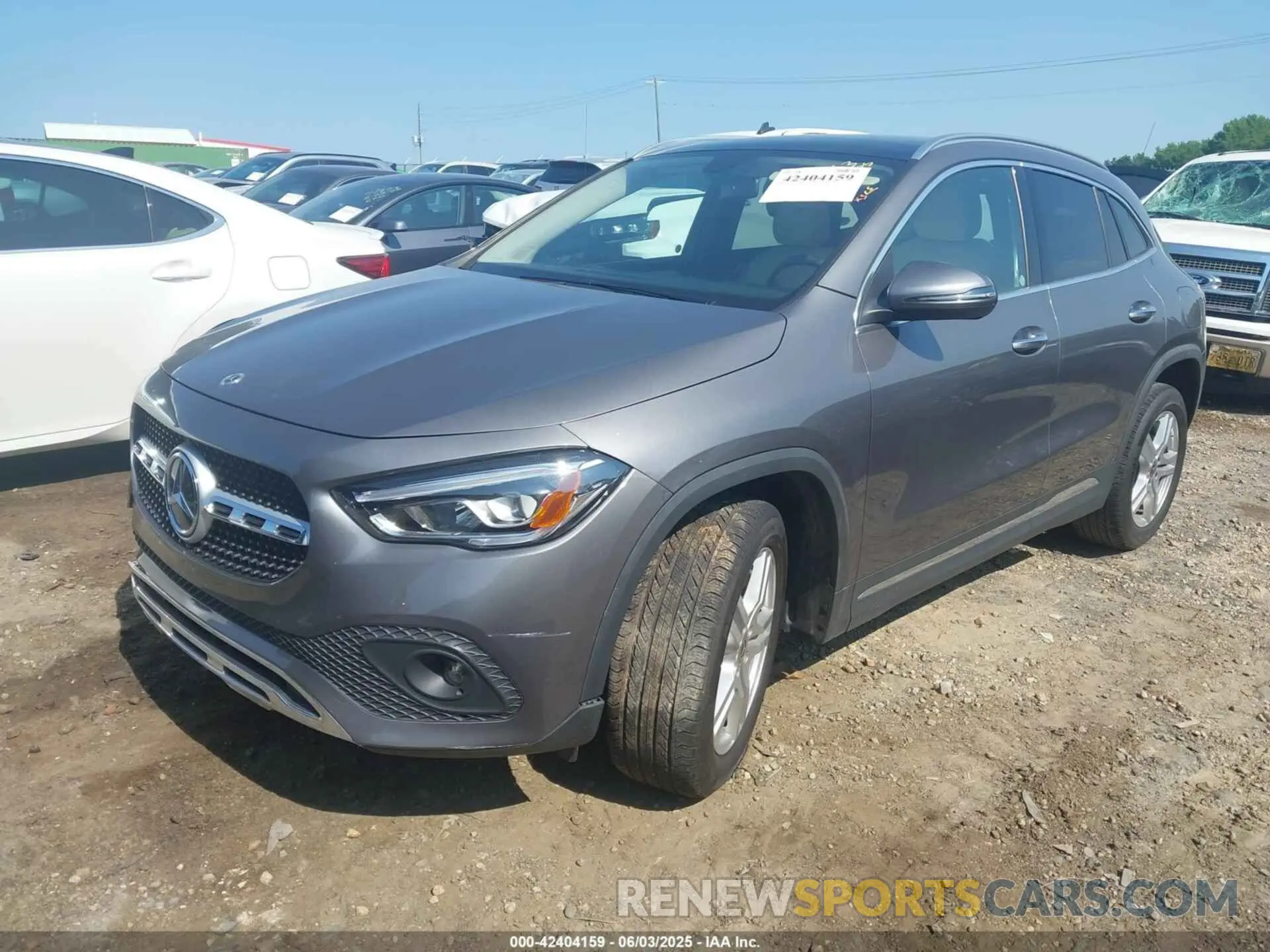 2 Photograph of a damaged car W1N4N4HB7NJ393523 MERCEDES-BENZ GLA 250 2022